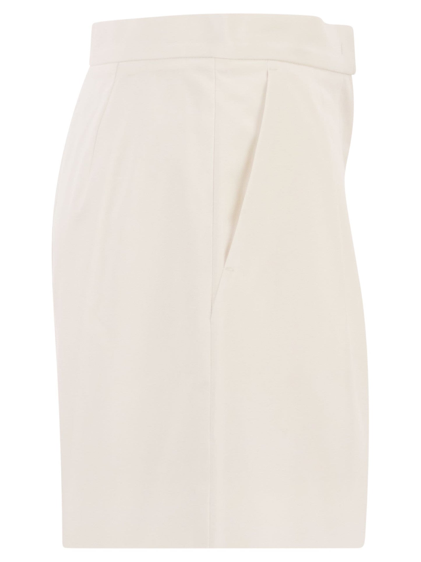 Max Mara Women Mxmtabacco - Stretch Cotton Satin Shorts MAX MARA