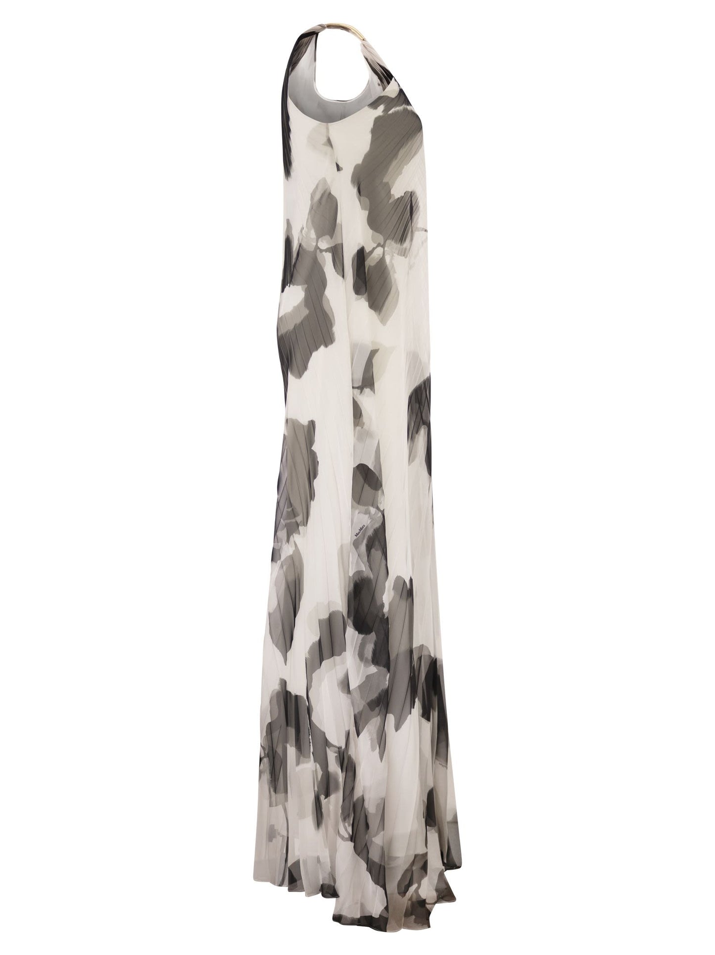 Max Mara Women Mxefuggito - One-Shoulder Pleated Printed Long Dress MAX MARA