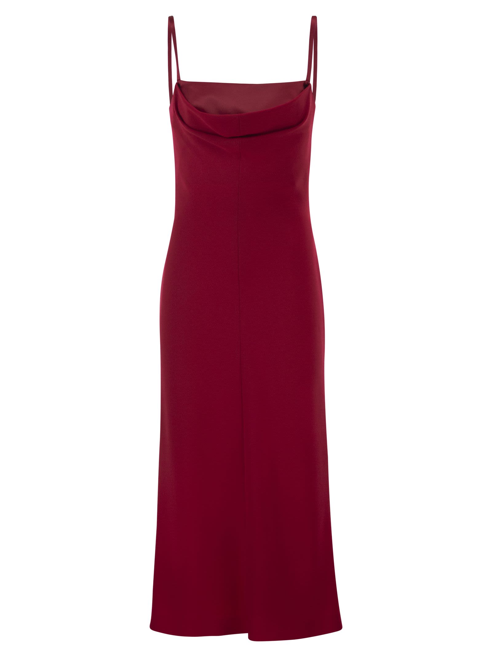 Max Mara Women Mxepantone - Long Dress With Draped Neckline MAX MARA
