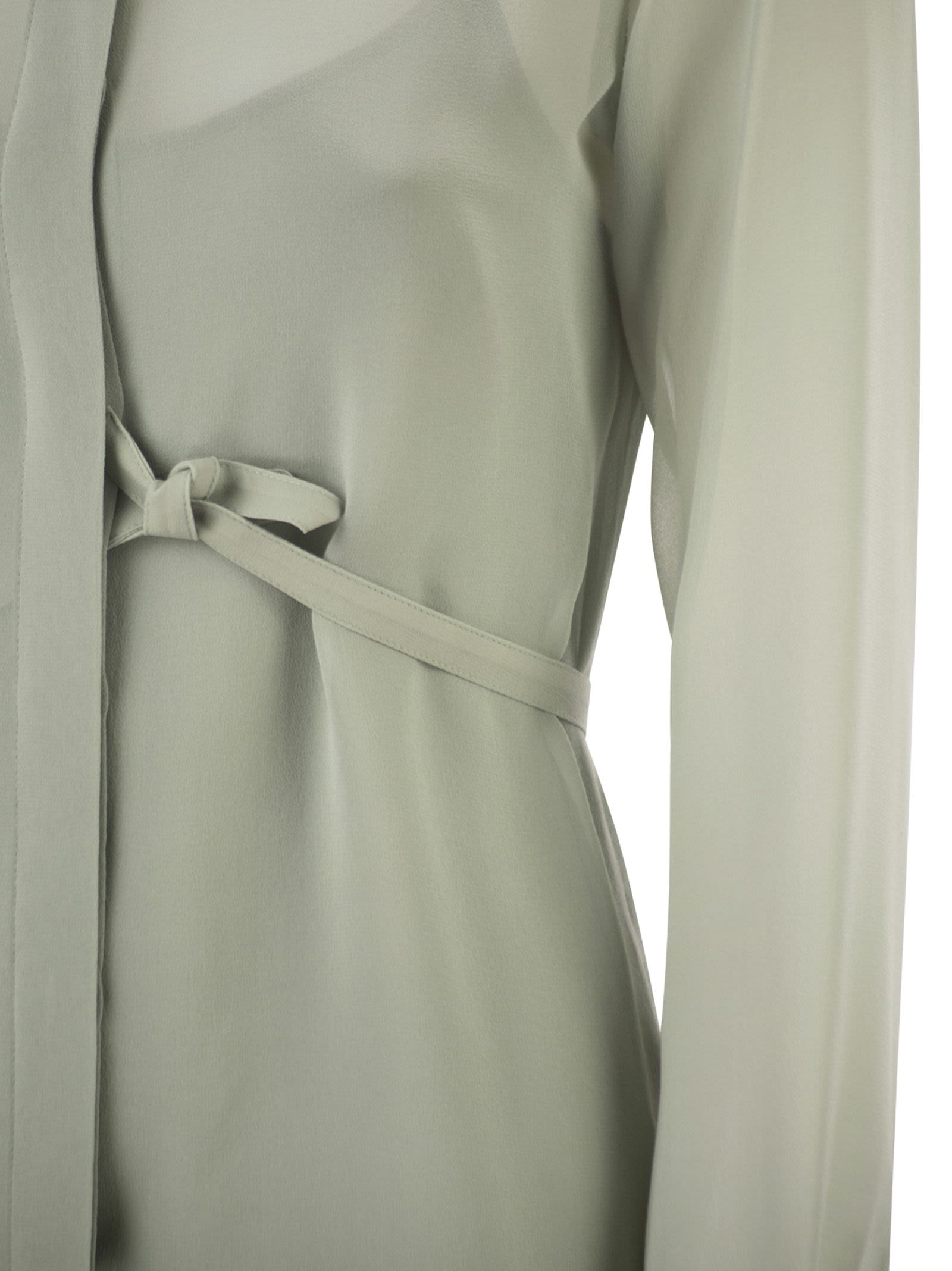 Max Mara Women Mxmgolfo - Silk Chiffon Shirt With Matching Top MAX MARA