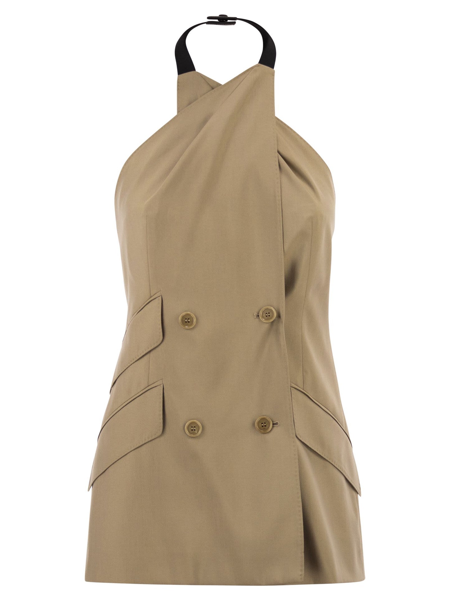 Max Mara Women Mxsnuraghe - Sleeveless Jacket In Wool And Silk Poplin MAX MARA