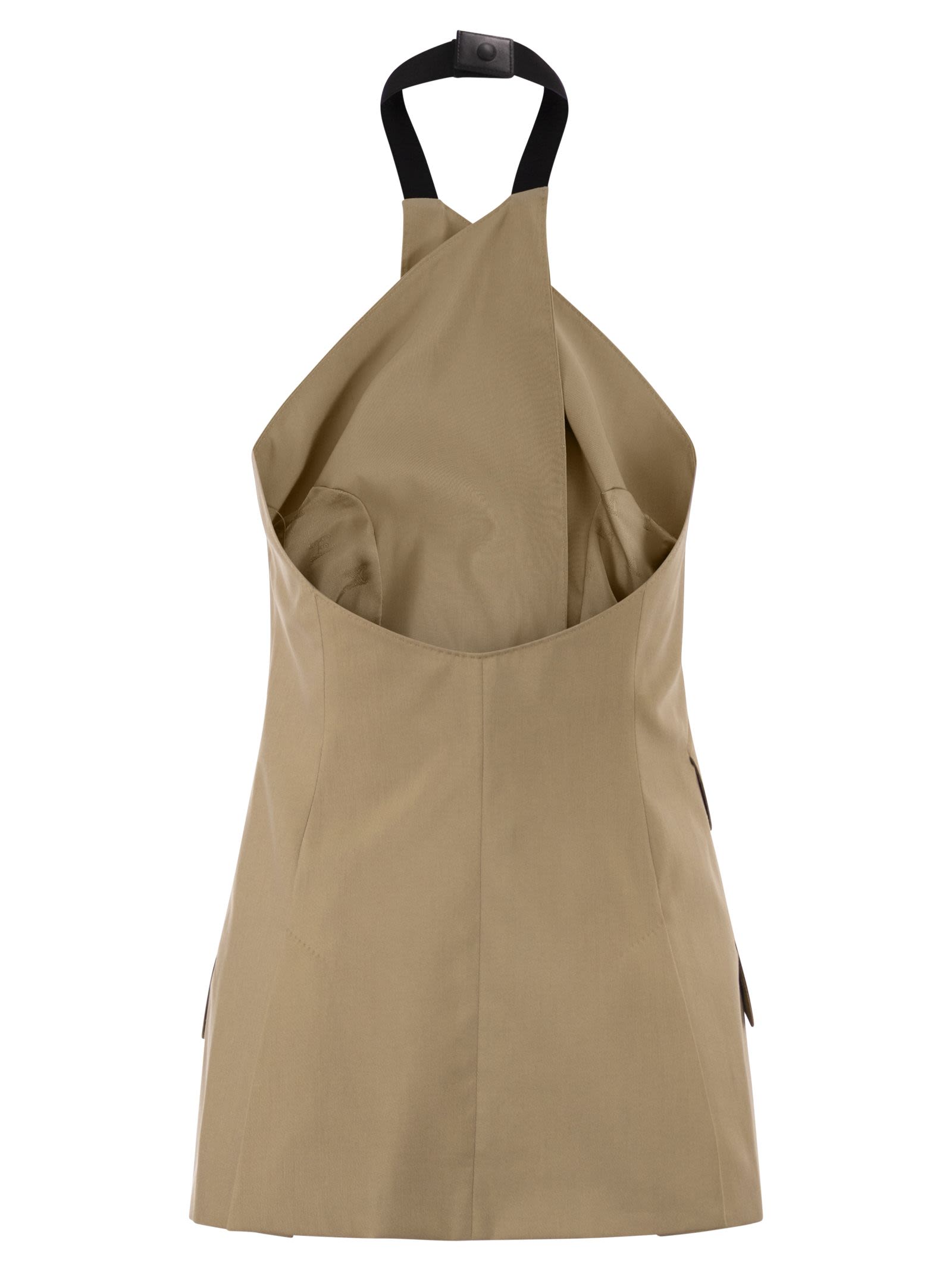 Max Mara Women Mxsnuraghe - Sleeveless Jacket In Wool And Silk Poplin MAX MARA