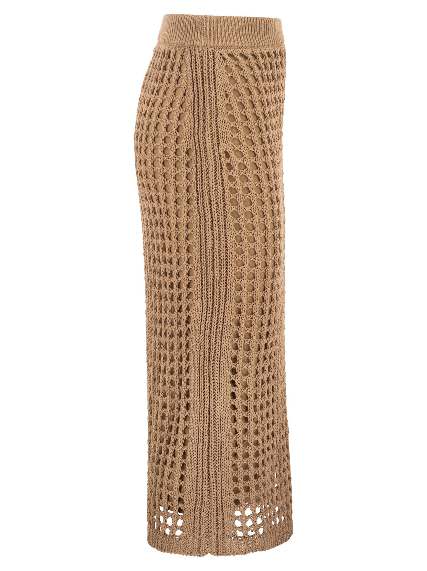 Max Mara Women Mxpgeode - Openwork Cotton Midi Skirt MAX MARA
