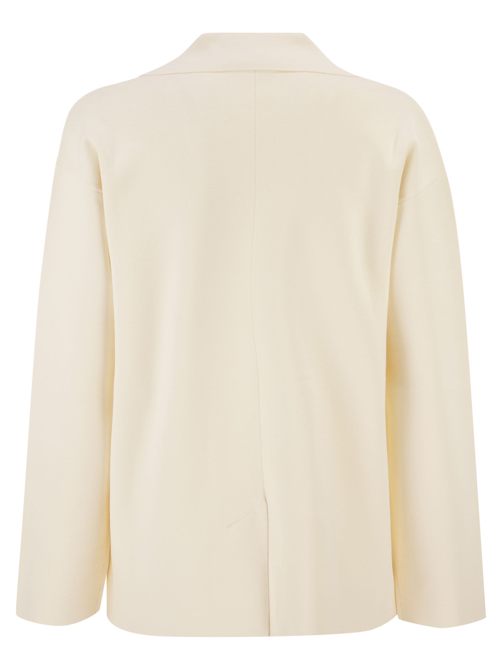 Maxmara Women Mxpcalte - Double-Breasted Viscose Crêpe Jacket MAX MARA
