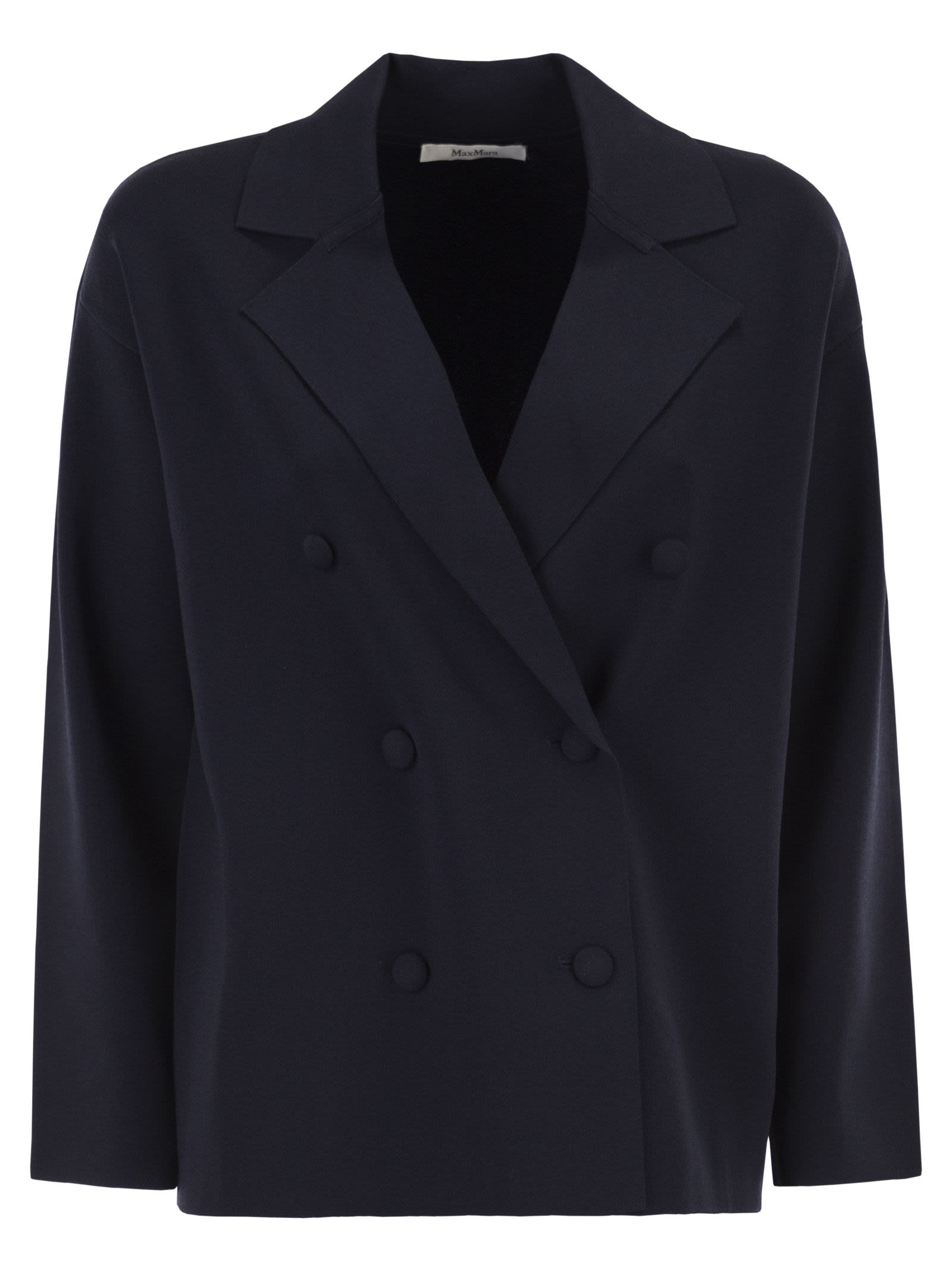 Max Mara Women Mxpcalte - Double-Breasted Viscose Crêpe Jacket MAX MARA
