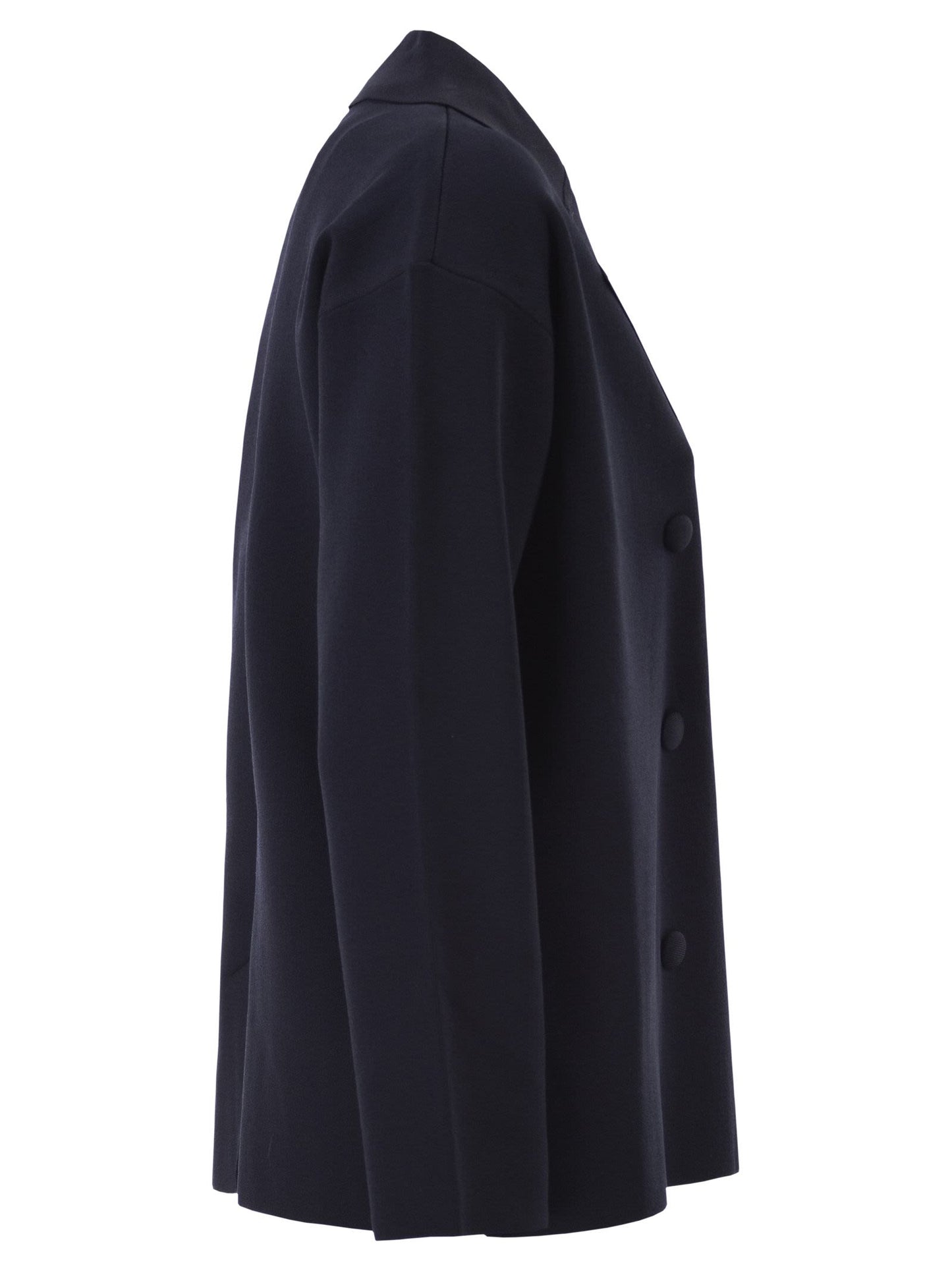 Max Mara Women Mxpcalte - Double-Breasted Viscose Crêpe Jacket MAX MARA
