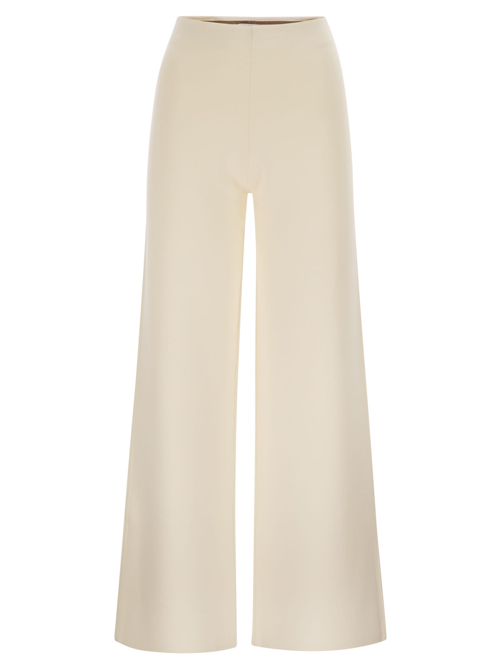 Maxmara Women Mxpstrillo - Viscose Crêpe Knit Trousers MAX MARA