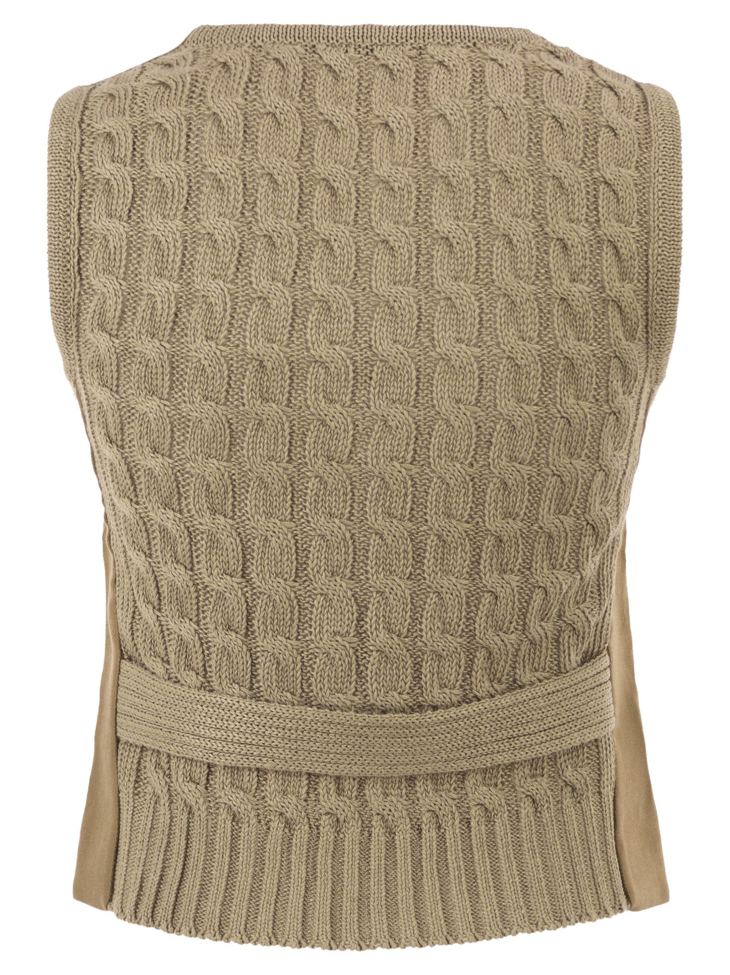 Max Mara Women Mxmcalibri - Tailored Linen And Knit Waistcoat MAX MARA