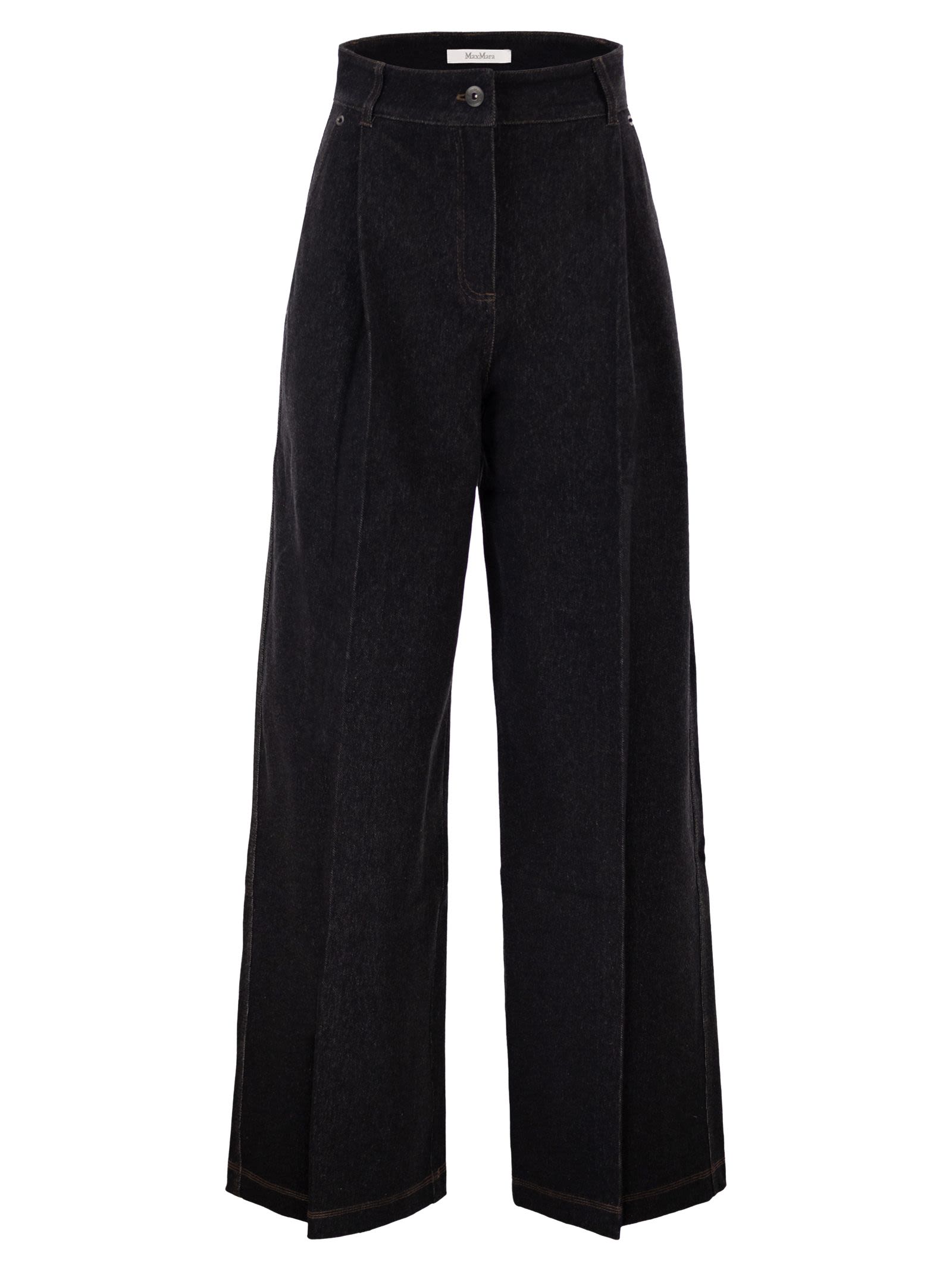 Max Mara Women Mxpetereo - 5-Pocket Trousers In Denim-Effect Jersey MAX MARA