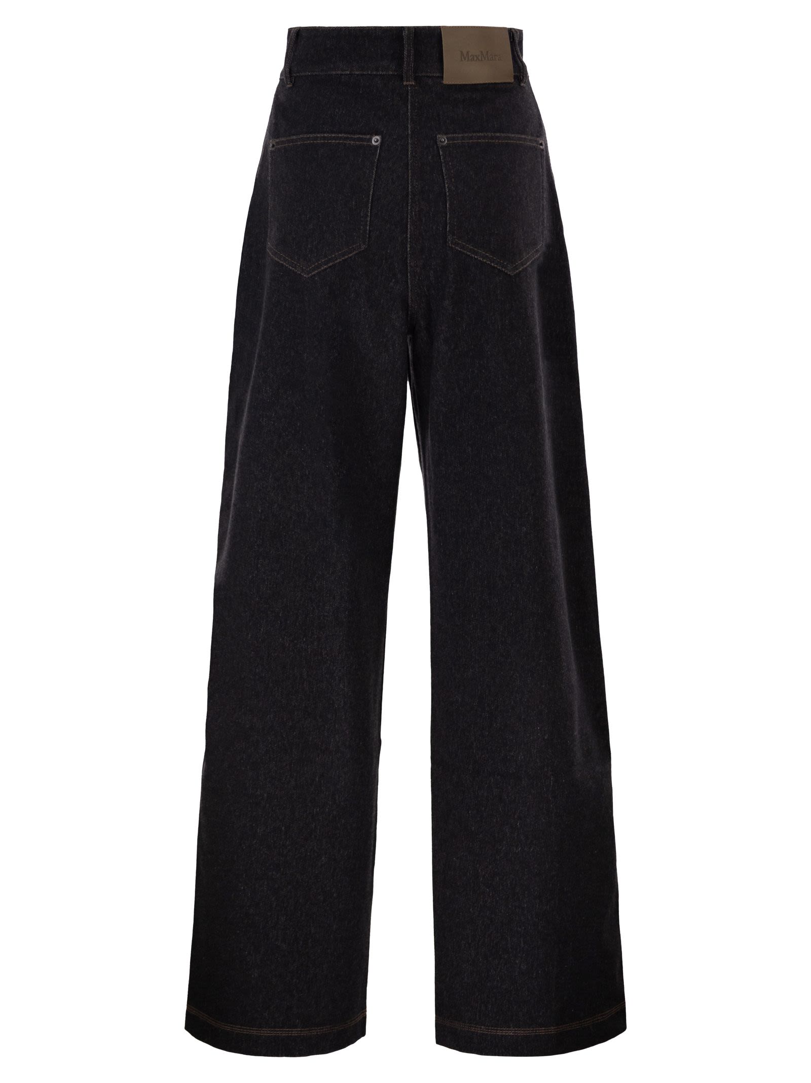 Max Mara Women Mxpetereo - 5-Pocket Trousers In Denim-Effect Jersey MAX MARA