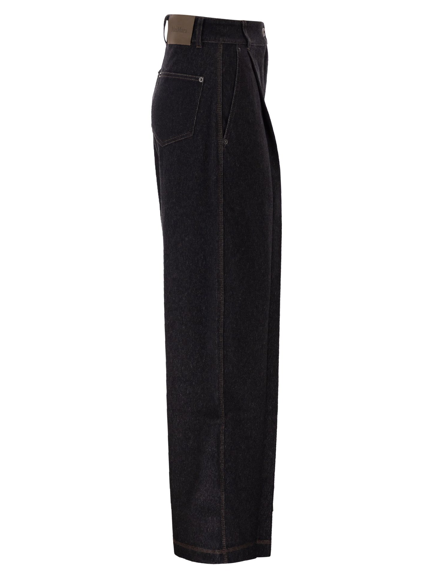 Max Mara Women Mxpetereo - 5-Pocket Trousers In Denim-Effect Jersey MAX MARA