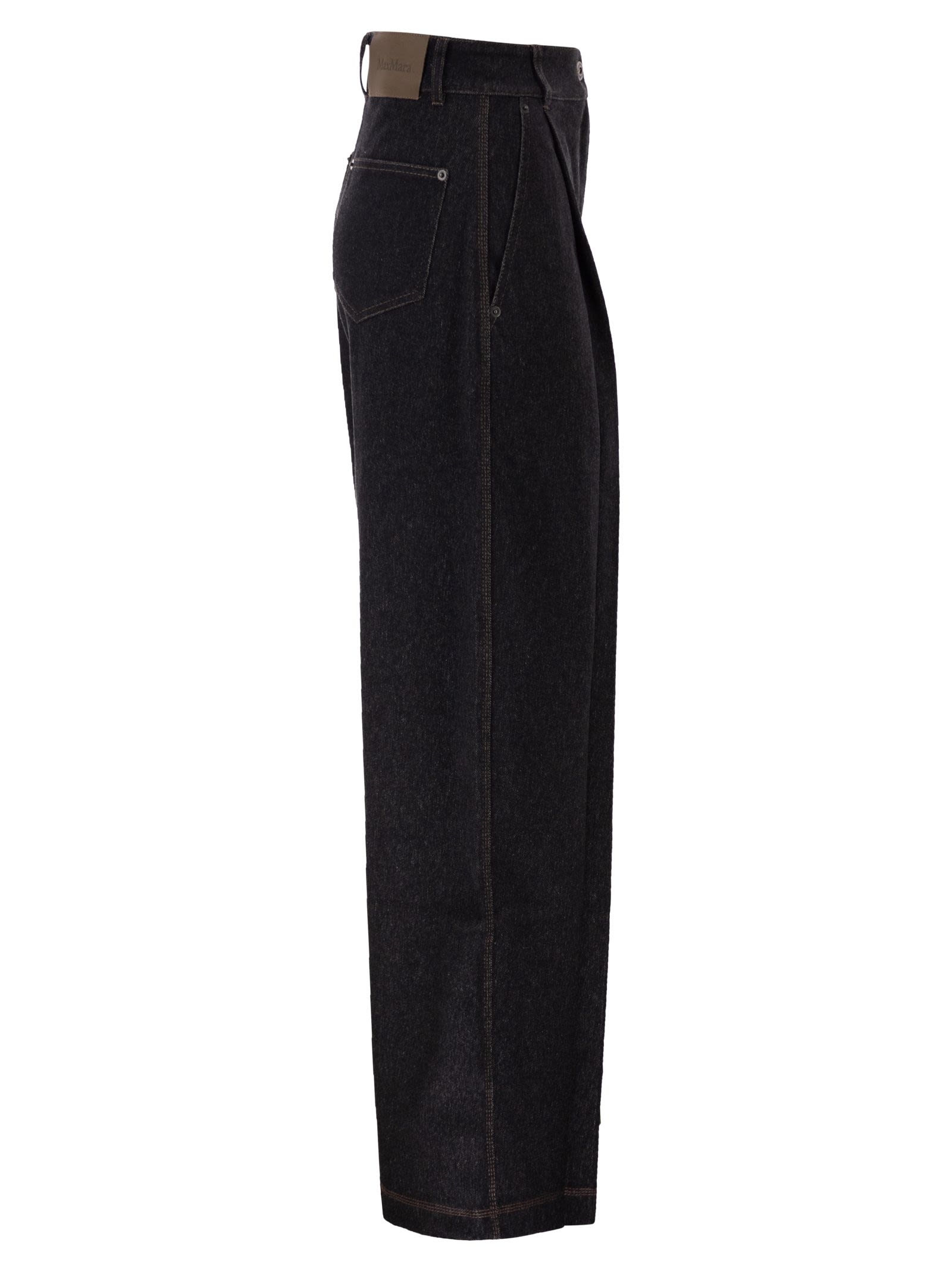 Max Mara Women Mxpetereo - 5-Pocket Trousers In Denim-Effect Jersey MAX MARA