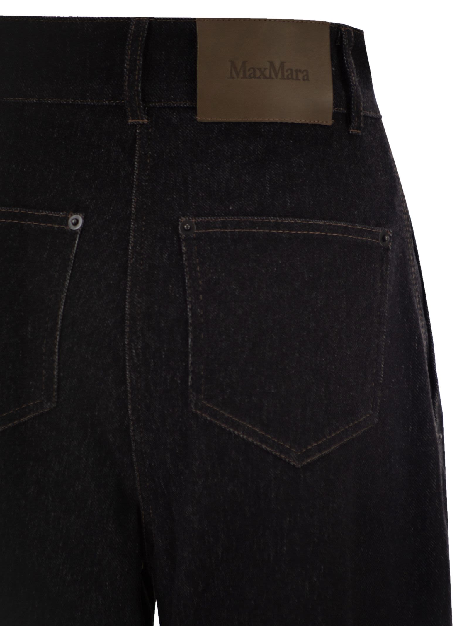 Max Mara Women Mxpetereo - 5-Pocket Trousers In Denim-Effect Jersey MAX MARA
