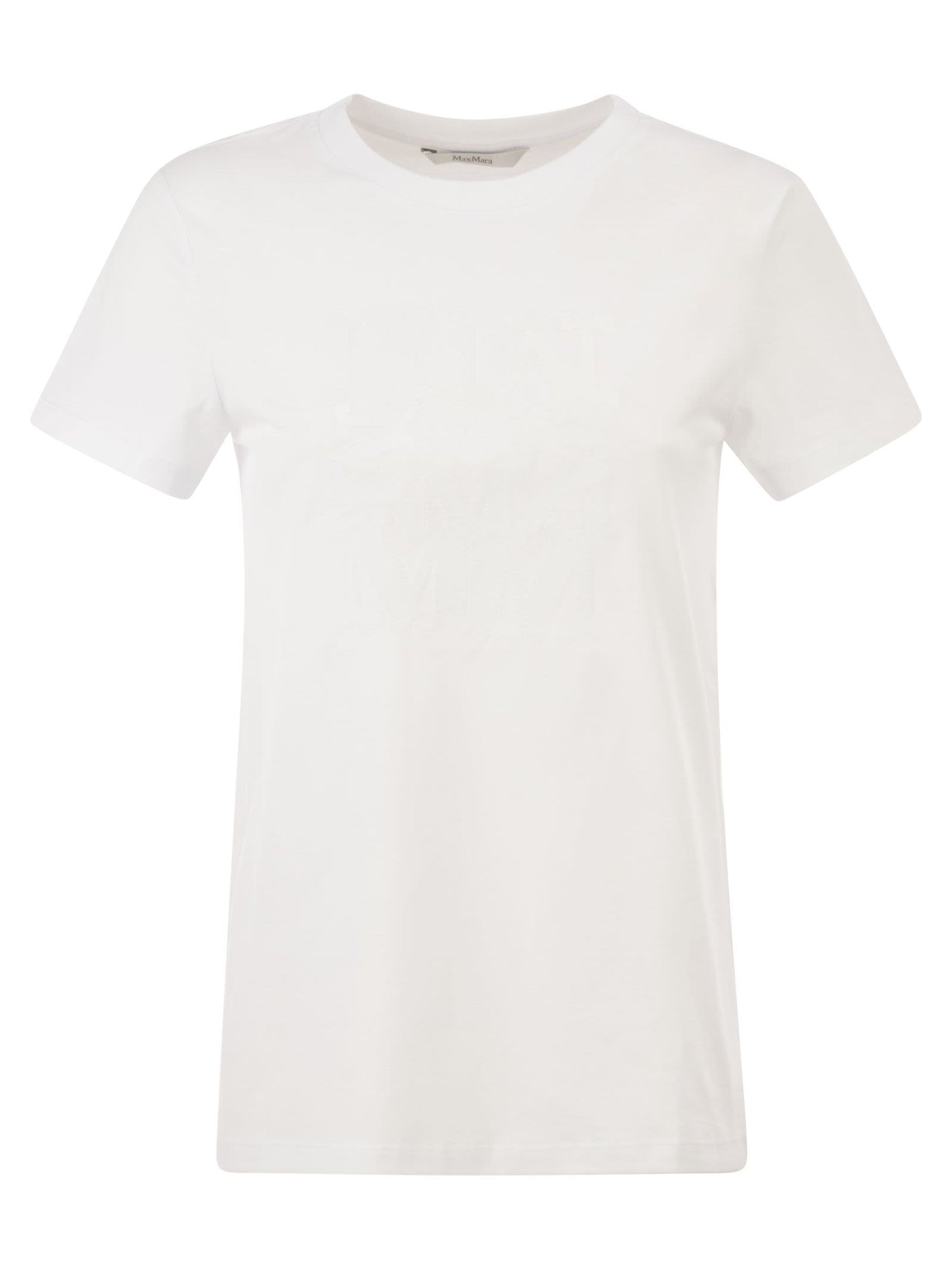 Max Mara Women Mxmgiovane - T-Shirt With Monogram Logo MAX MARA