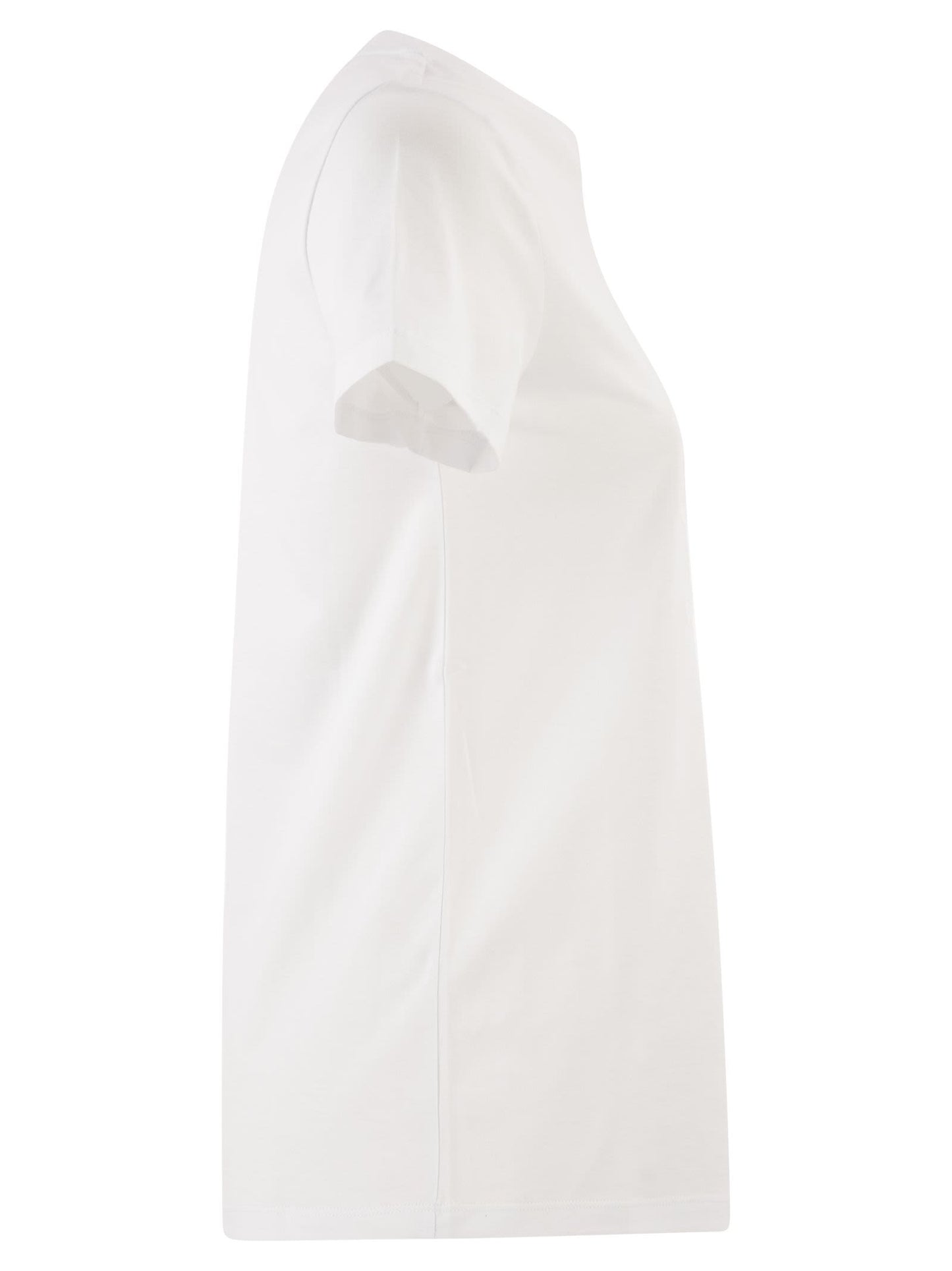 Max Mara Women Mxmgiovane - T-Shirt With Monogram Logo MAX MARA
