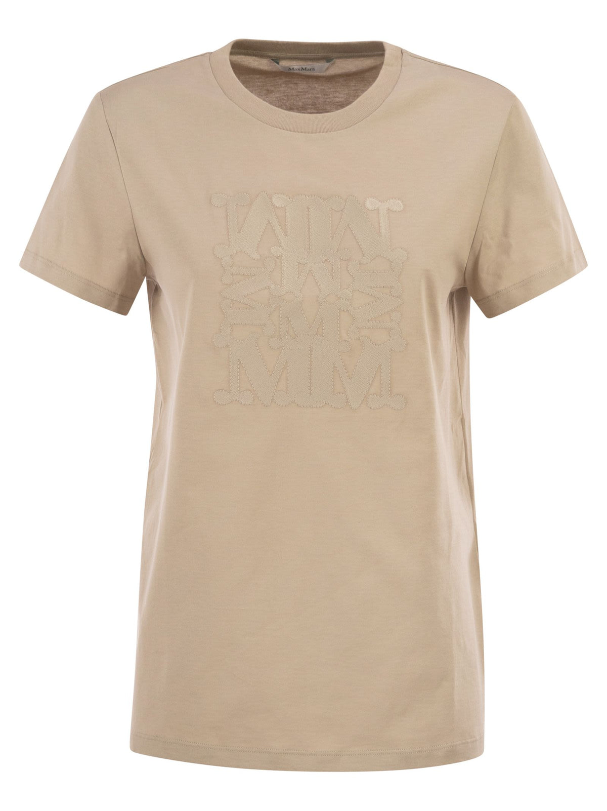 Max Mara Women Mxmgiovane - T-Shirt With Monogram Logo MAX MARA