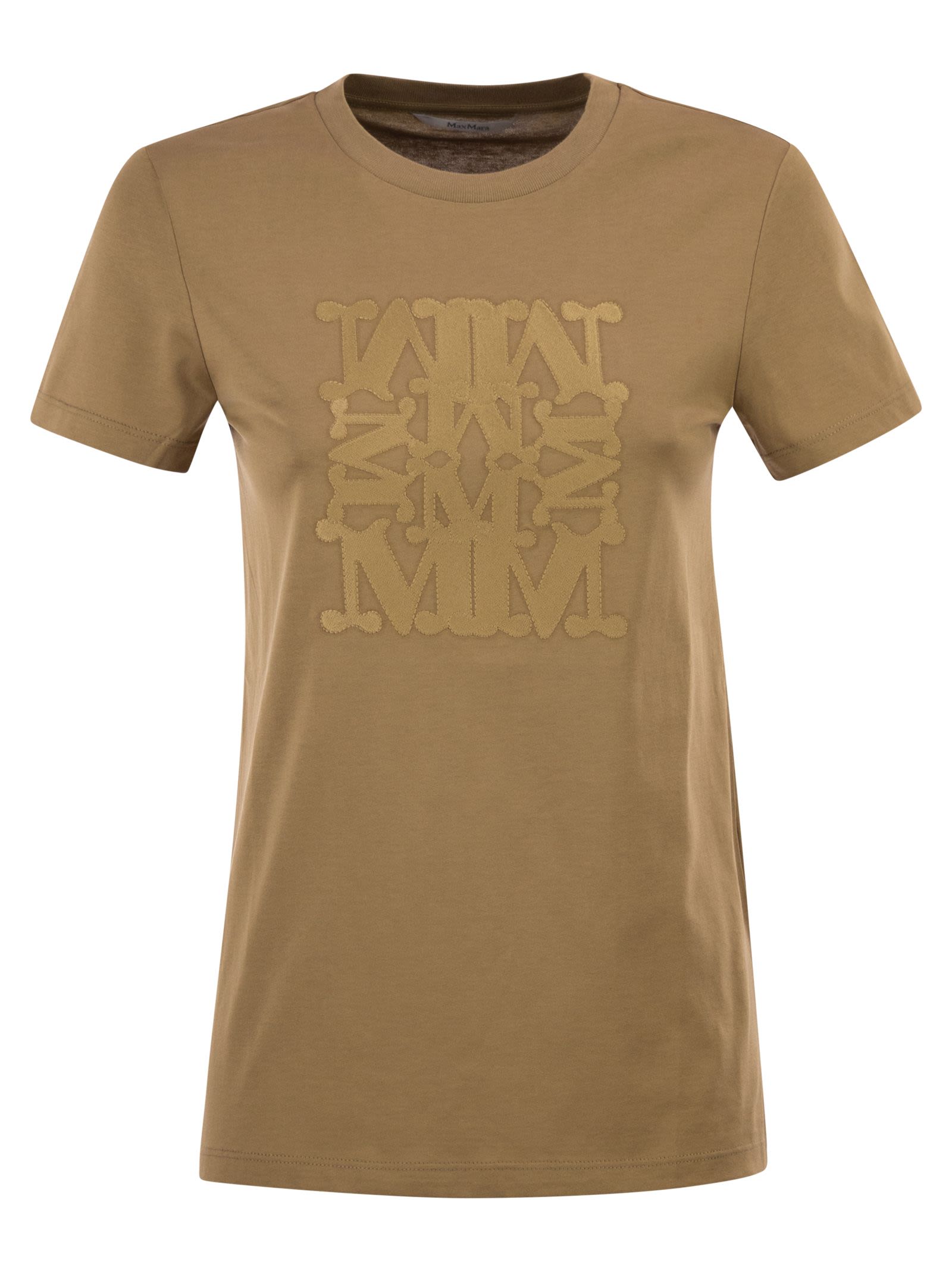 Max Mara Women Mxmgiovane - T-Shirt With Monogram Logo MAX MARA