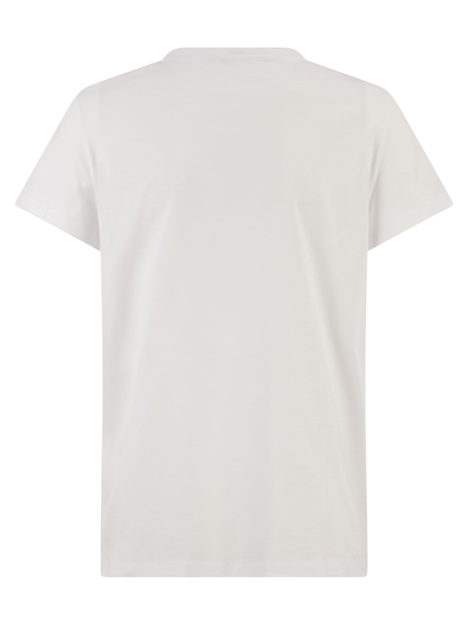 Max Mara Women Mxmspadino - Cotton Jersey T-Shirt With Graphic Print MAX MARA