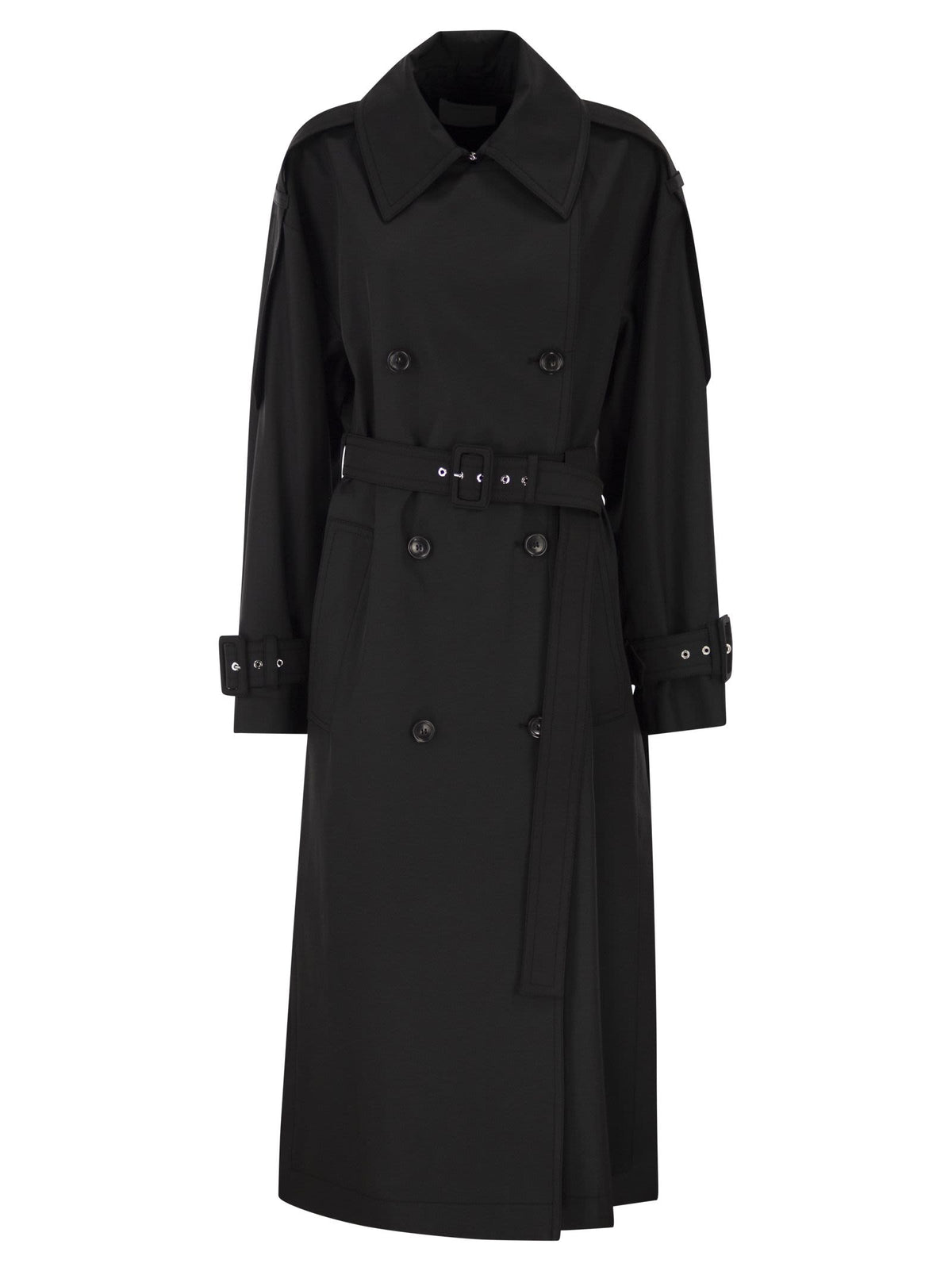 Sportmax Women Spxgocce - Long Trench Coat In Water-Repellent Twill SPORTMAX