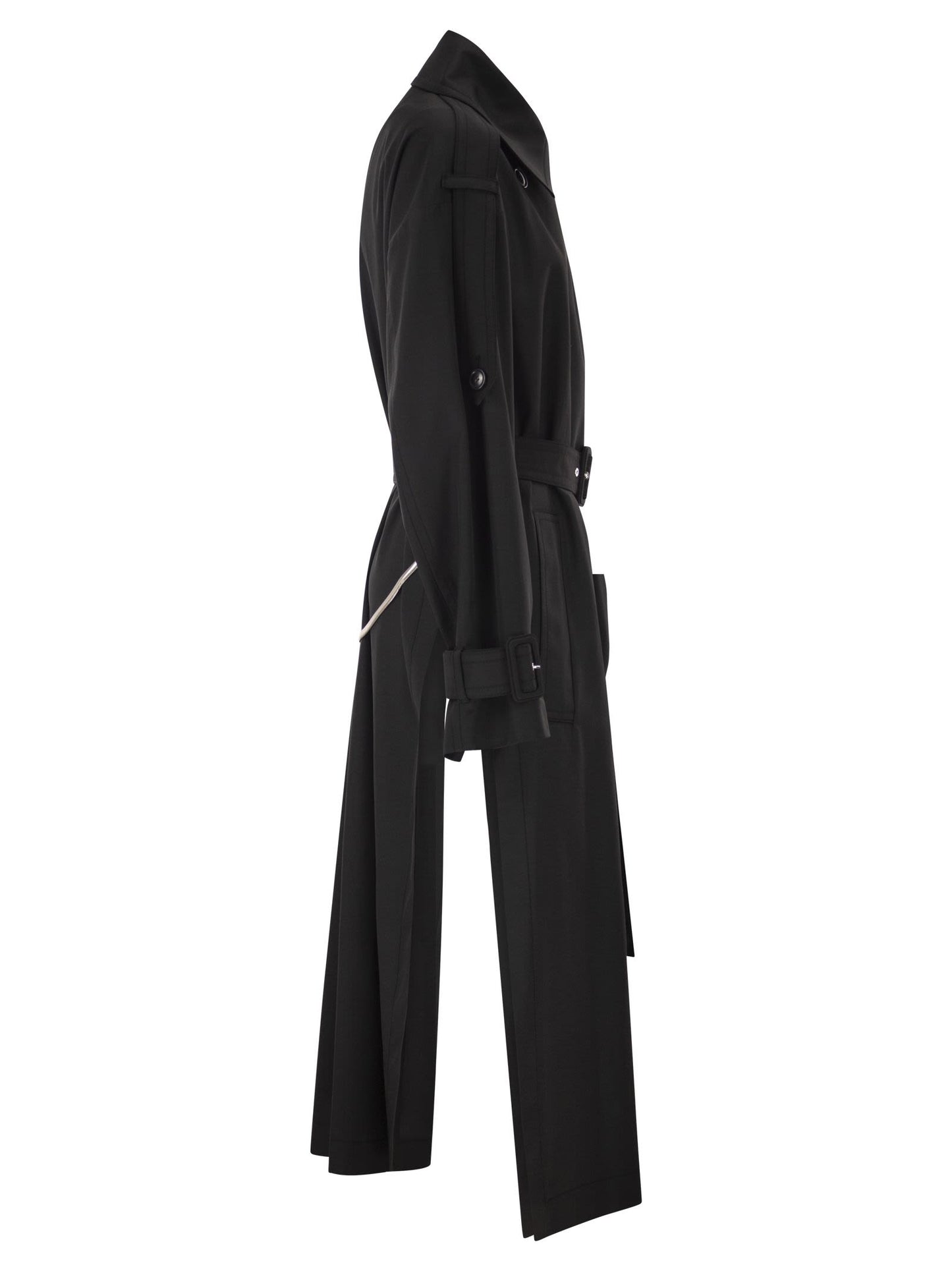 Sportmax Women Spxgocce - Long Trench Coat In Water-Repellent Twill SPORTMAX