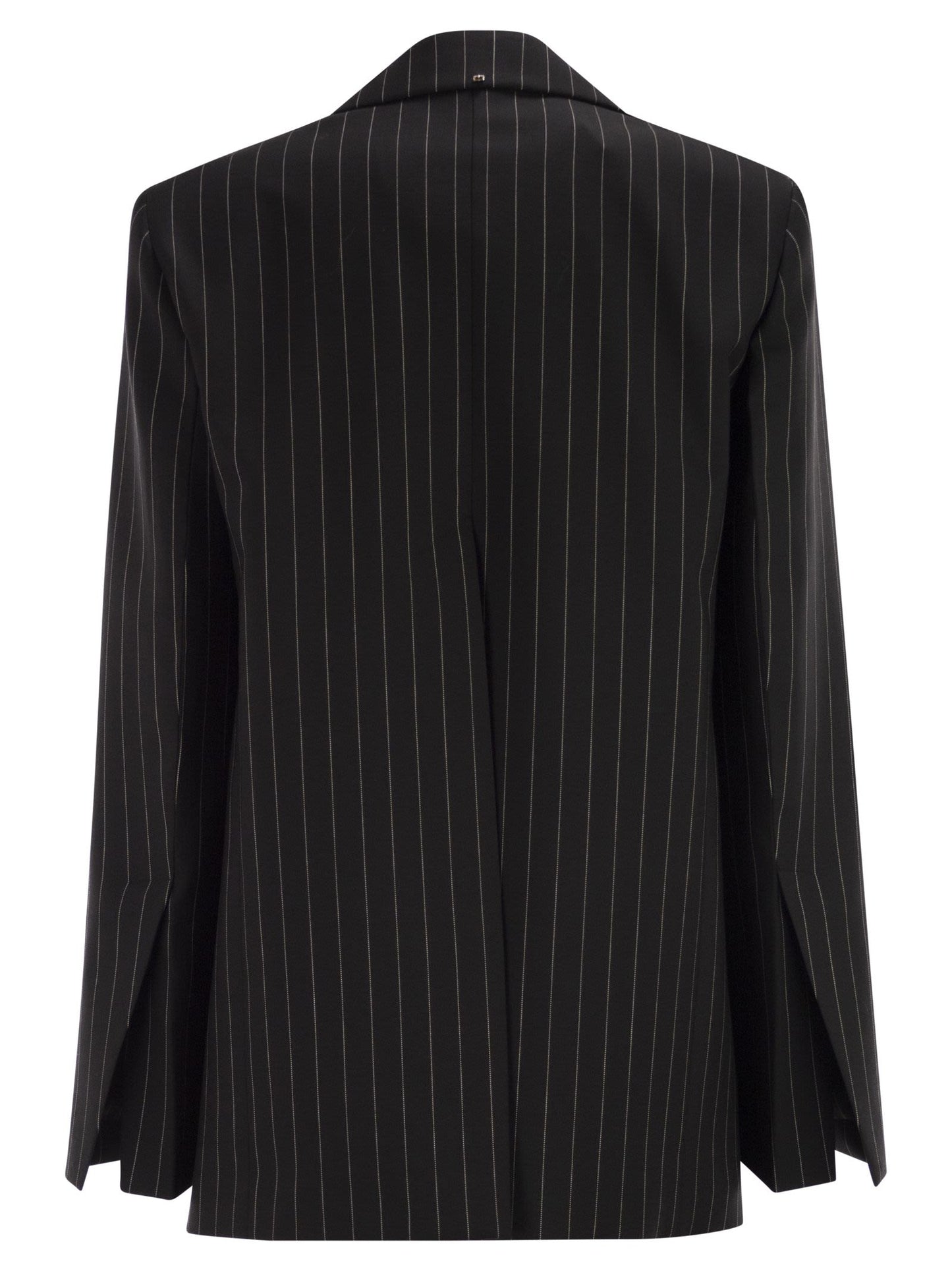 Sportmax Women Spxdivina - Tailored Blazer In Pinstriped Gabardine SPORTMAX