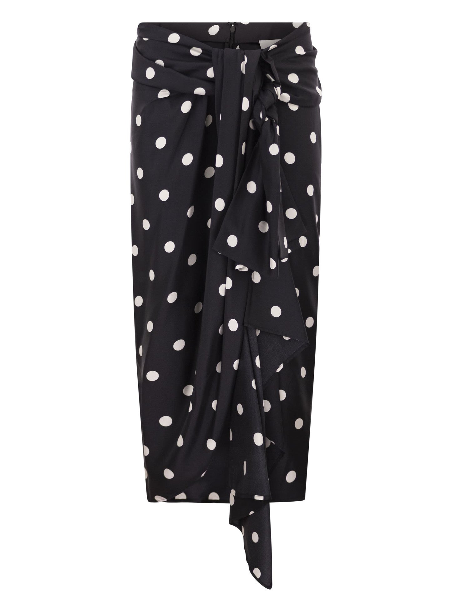 Sportmax Women Spxgentile - Silk Twill Knot Skirt SPORTMAX