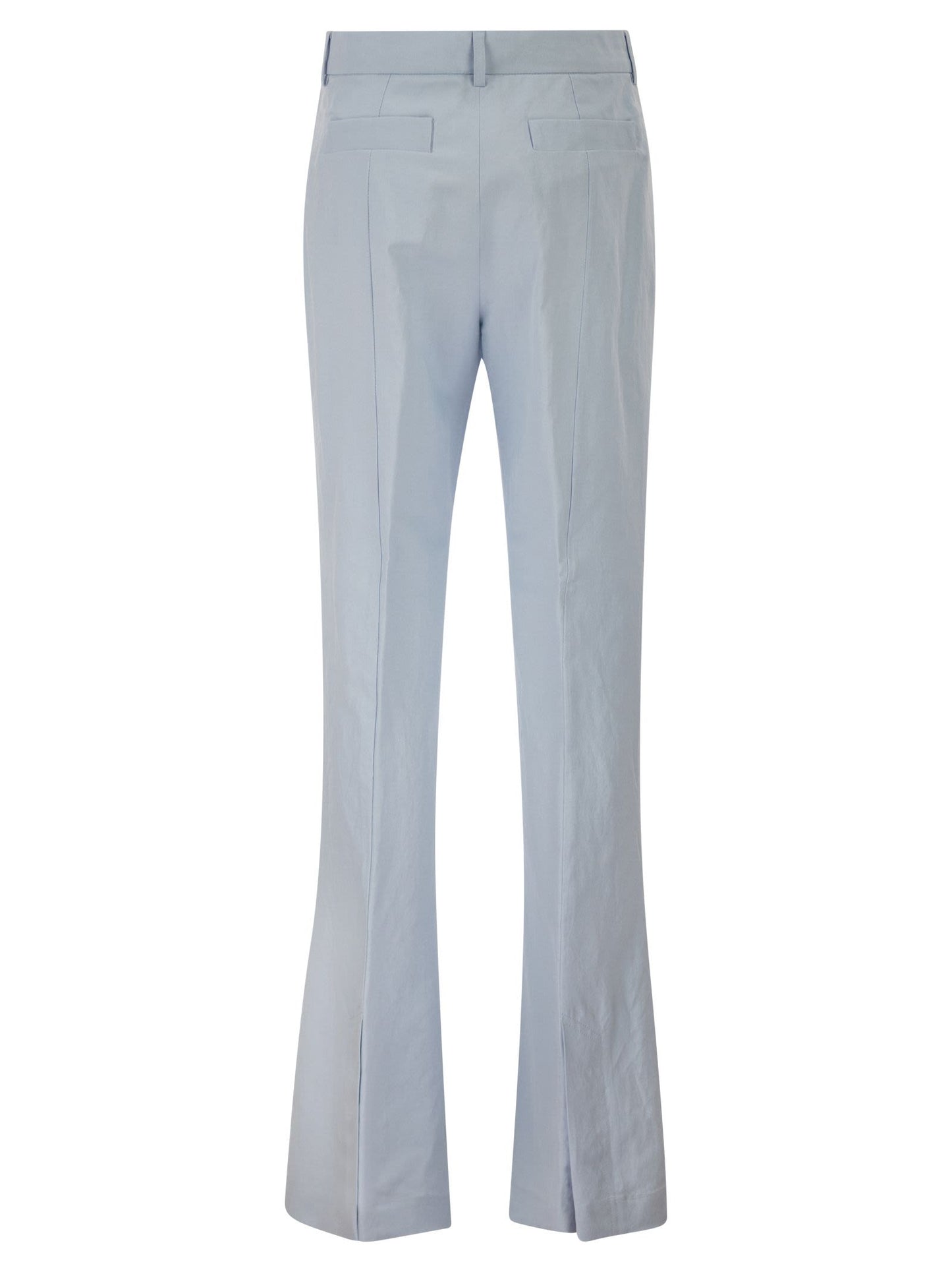 Sportmax Women Spxfragola - Flare Trousers In Viscose And Textile Paper SPORTMAX