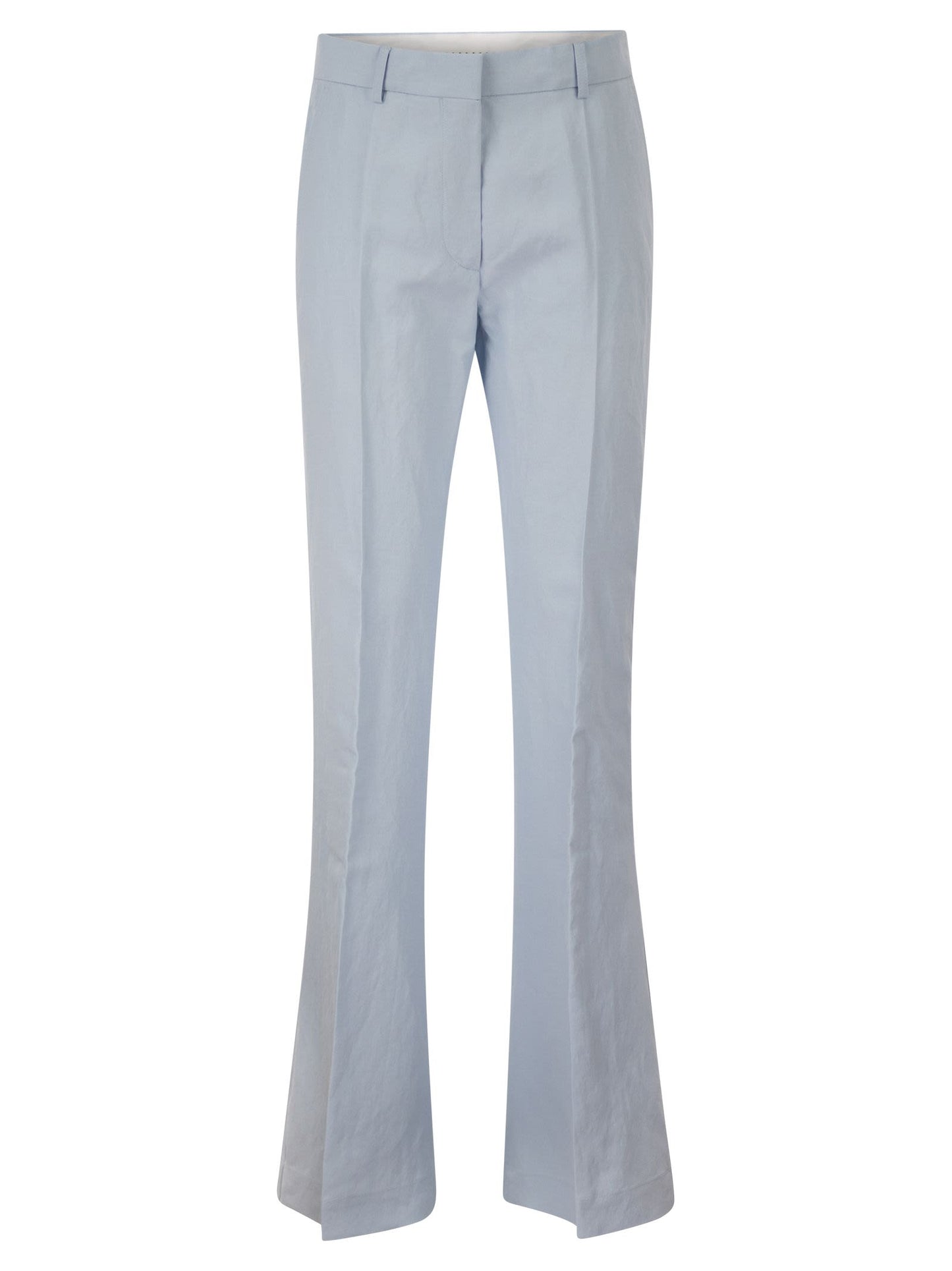 Sportmax Women Spxfragola - Flare Trousers In Viscose And Textile Paper SPORTMAX