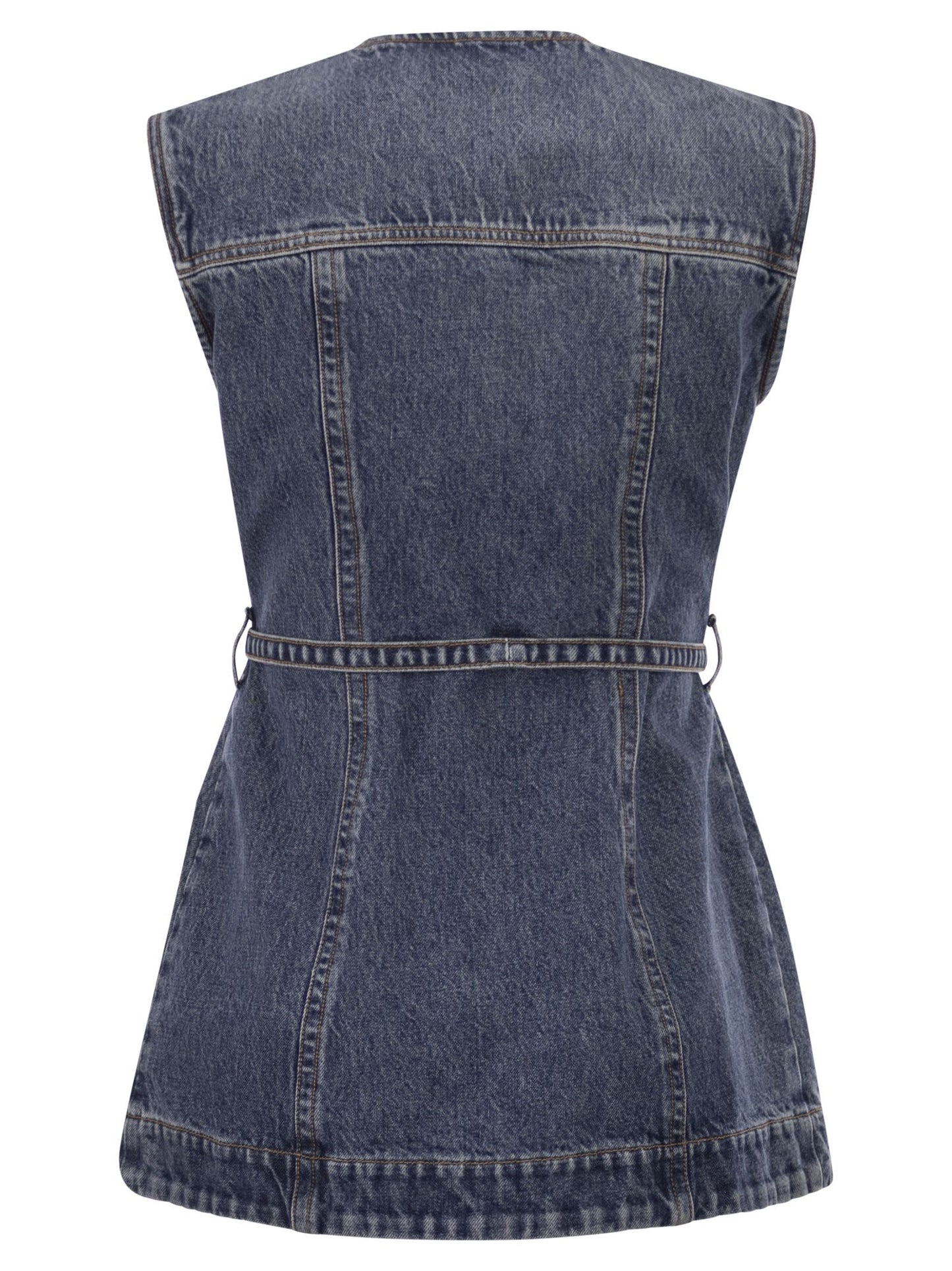 Sportmax Women Spddominio - Denim Sleeveless Top SPORTMAX