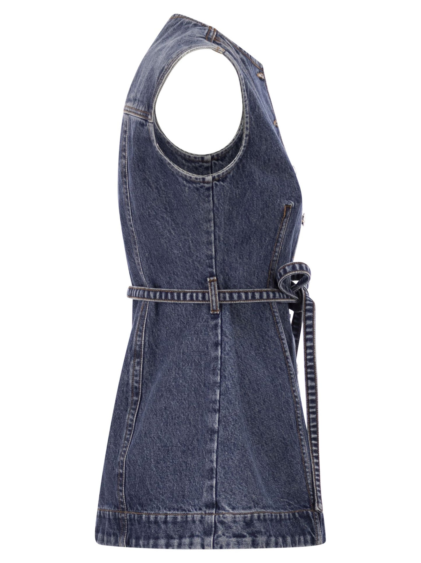 Sportmax Women Spddominio - Denim Sleeveless Top SPORTMAX