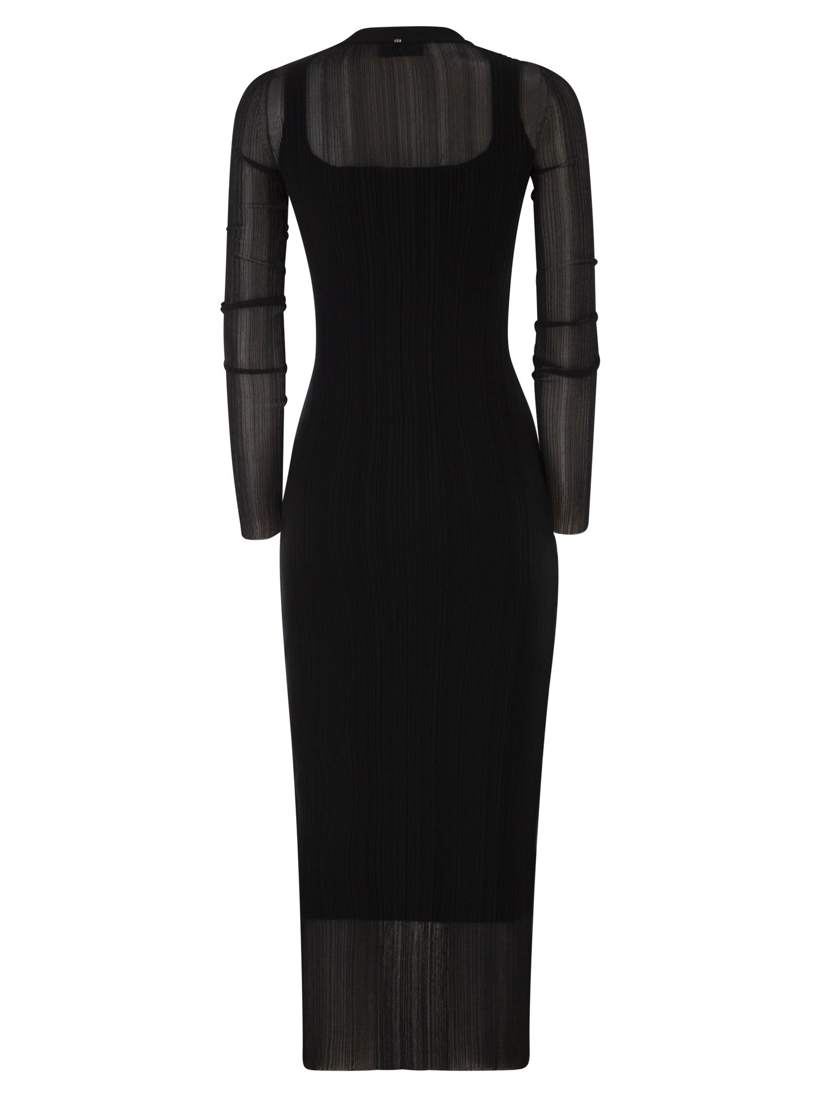 Sportmax Women Spxcaro - Short-Sleeved Dress In Stretch Viscose SPORTMAX