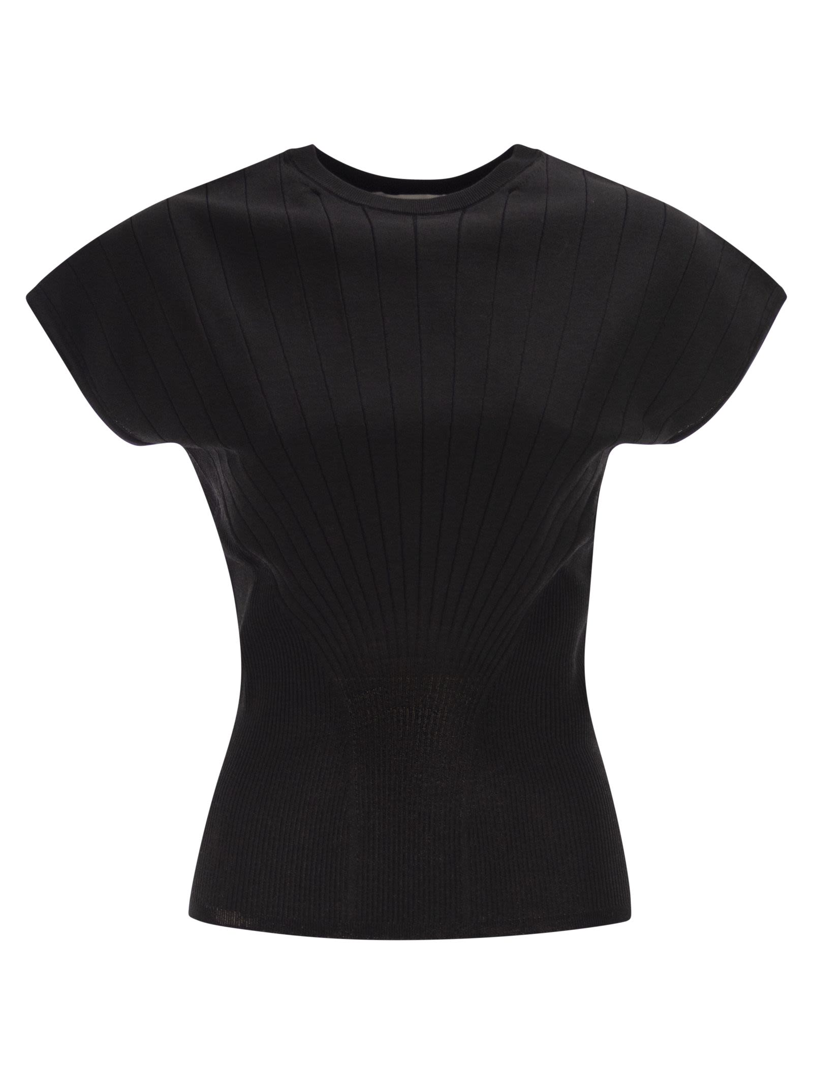 Sportmax Women Spxsamba - Ribbed Viscose Jumper SPORTMAX