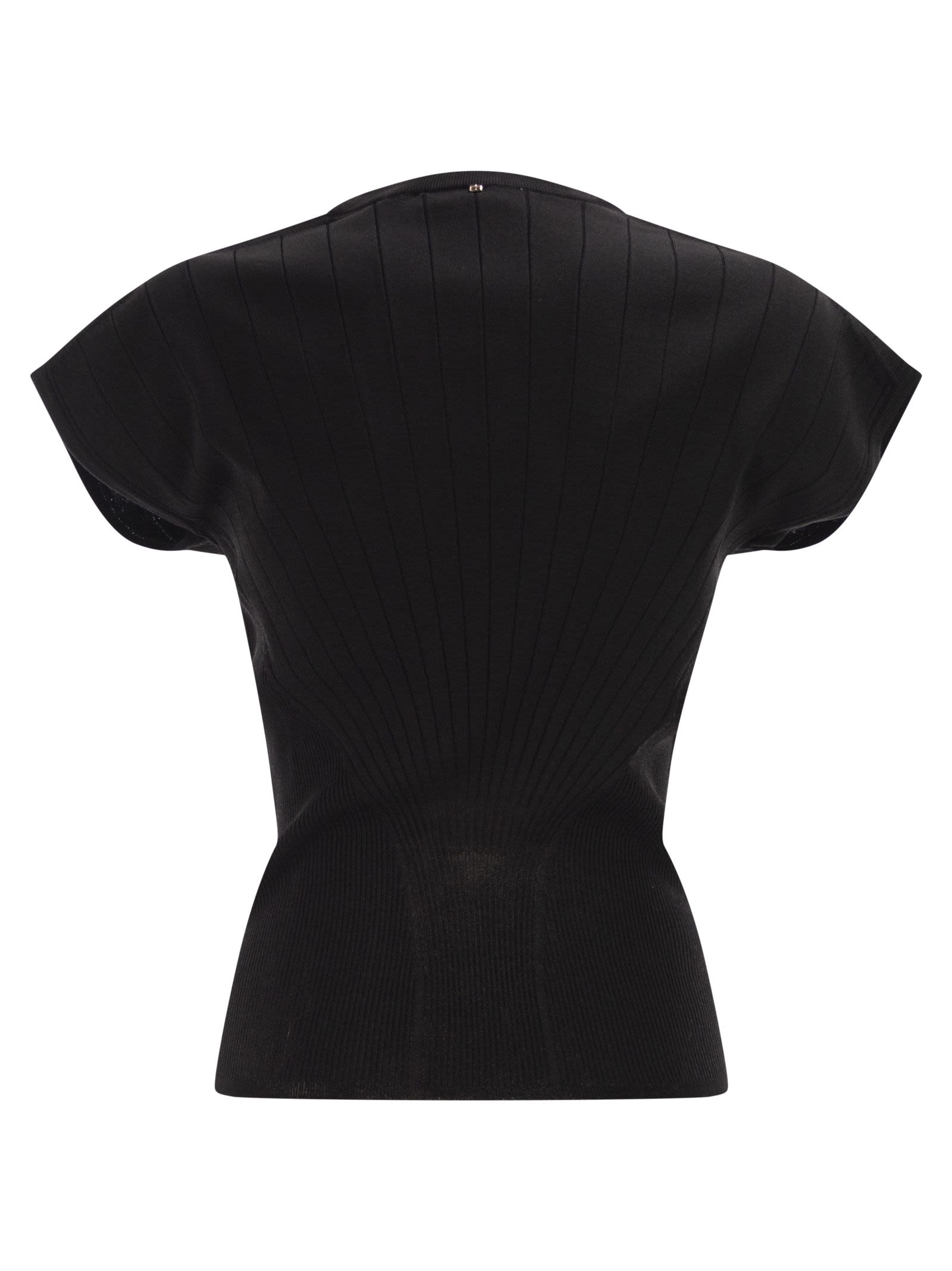 Sportmax Women Spxsamba - Ribbed Viscose Jumper SPORTMAX