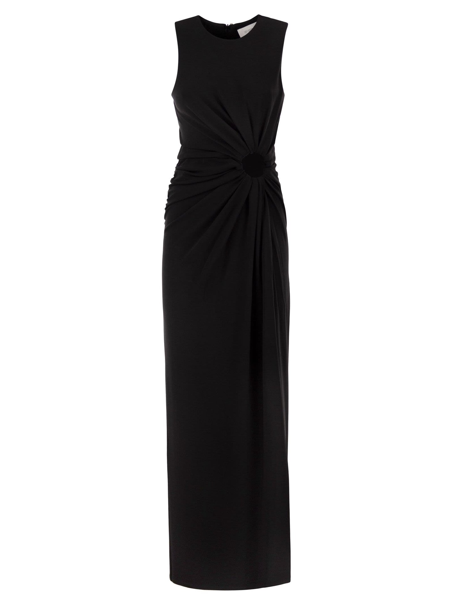 Sportmax Women Spxsaletta – Long Stretch Jersey Dress With Draping And Cut-Out SPORTMAX