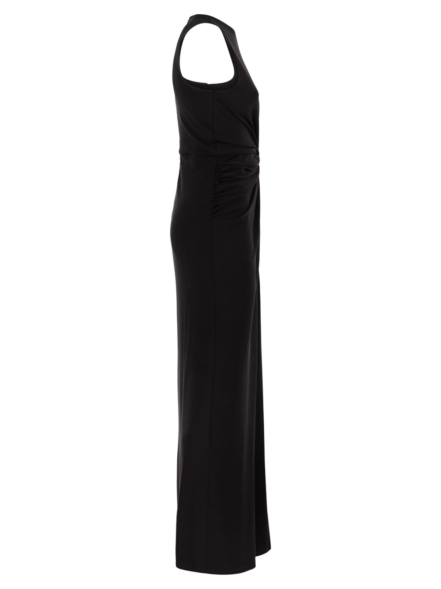 Sportmax Women Spxsaletta – Long Stretch Jersey Dress With Draping And Cut-Out SPORTMAX