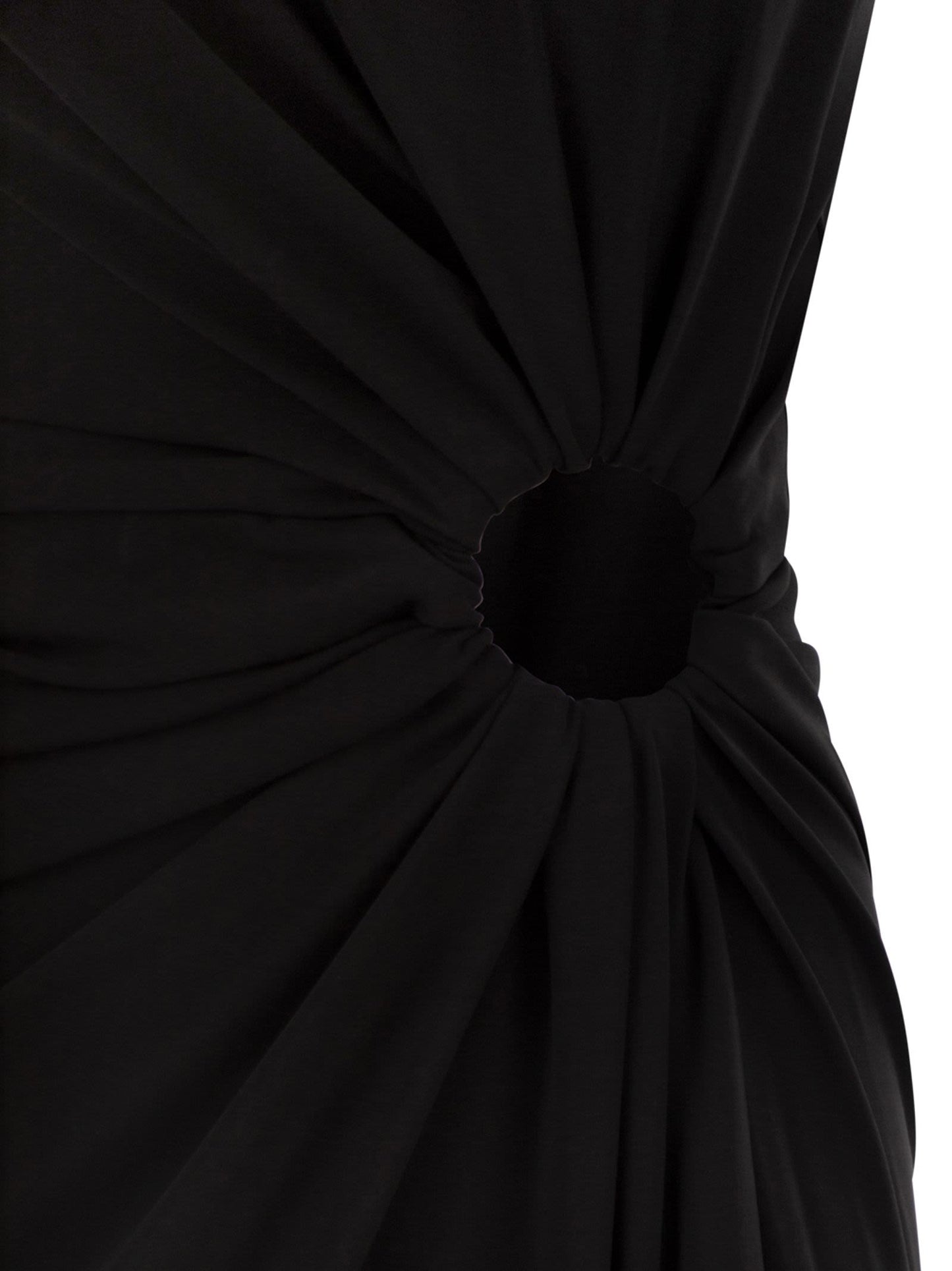Sportmax Women Spxsaletta – Long Stretch Jersey Dress With Draping And Cut-Out SPORTMAX