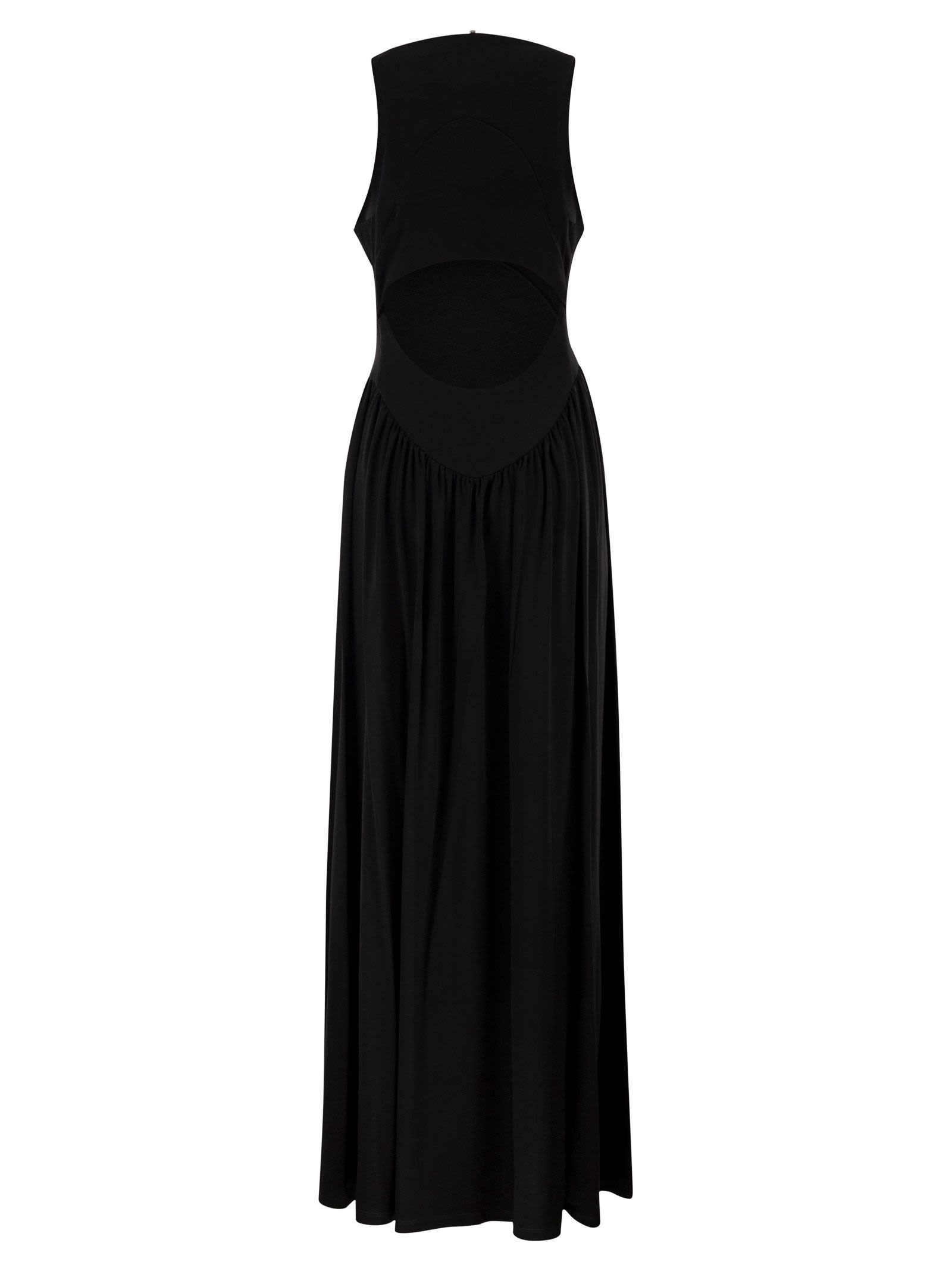 Sportmax Women Spxpanino – Long Stretch Jersey Dress With Back Cut-Out SPORTMAX