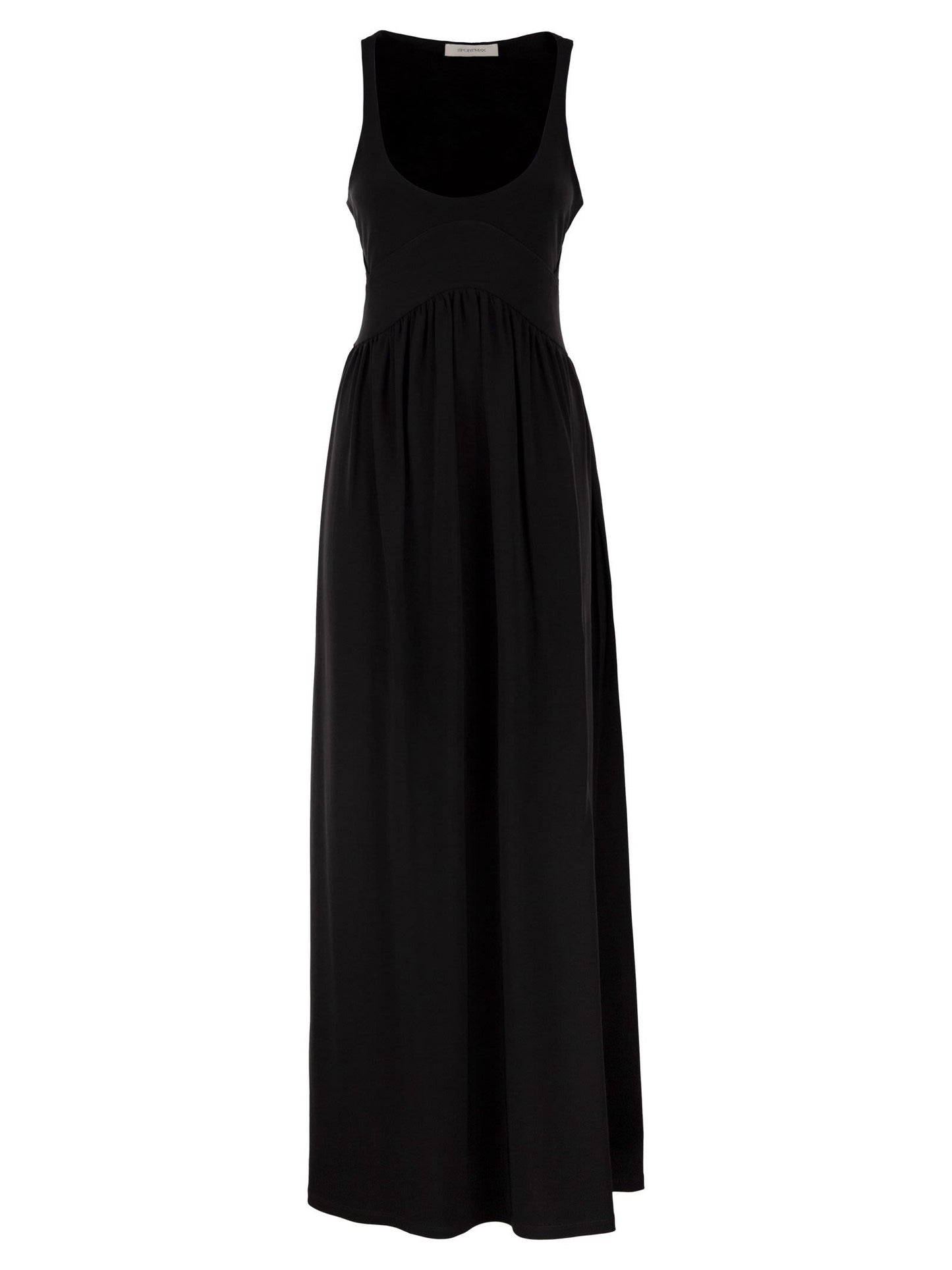 Sportmax Women Spxpanino – Long Stretch Jersey Dress With Back Cut-Out SPORTMAX