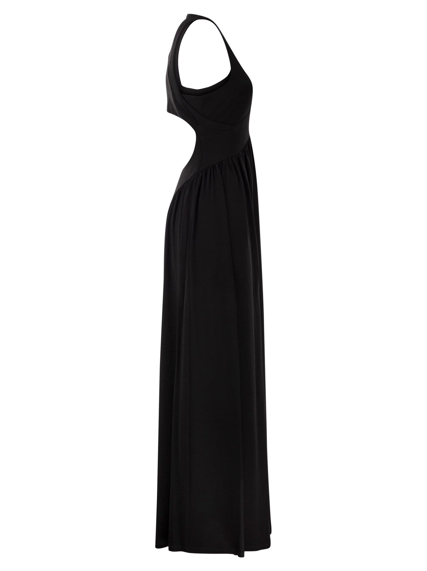 Sportmax Women Spxpanino – Long Stretch Jersey Dress With Back Cut-Out SPORTMAX