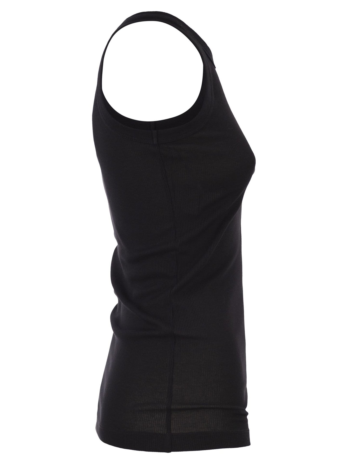 Sportmax Women Spxfumato - Sleeveless Cotton And Silk Jersey Top SPORTMAX