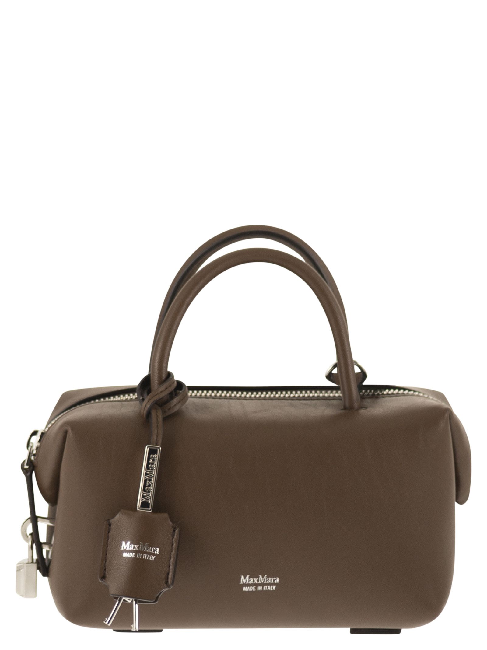 Maxmara Women Holdalls - Small Natural Leather Satchel MAX MARA