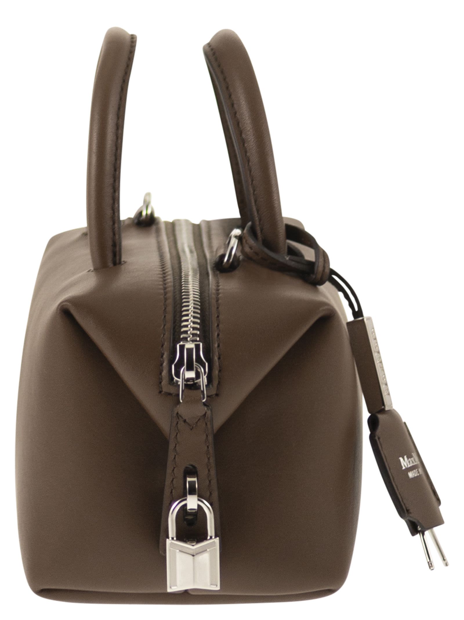 Maxmara Women Holdalls - Small Natural Leather Satchel MAX MARA