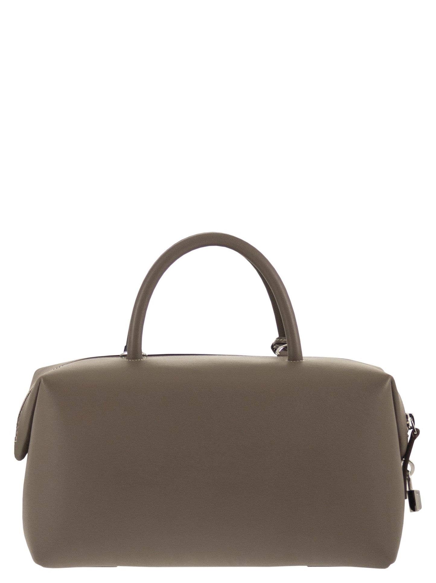 Maxmara Women Holdallm - Medium Satchel In Natural Leather MAX MARA