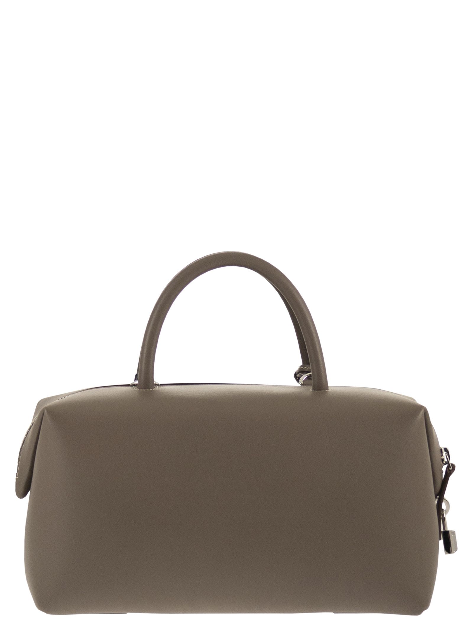 Maxmara Women Holdallm - Medium Satchel In Natural Leather MAX MARA