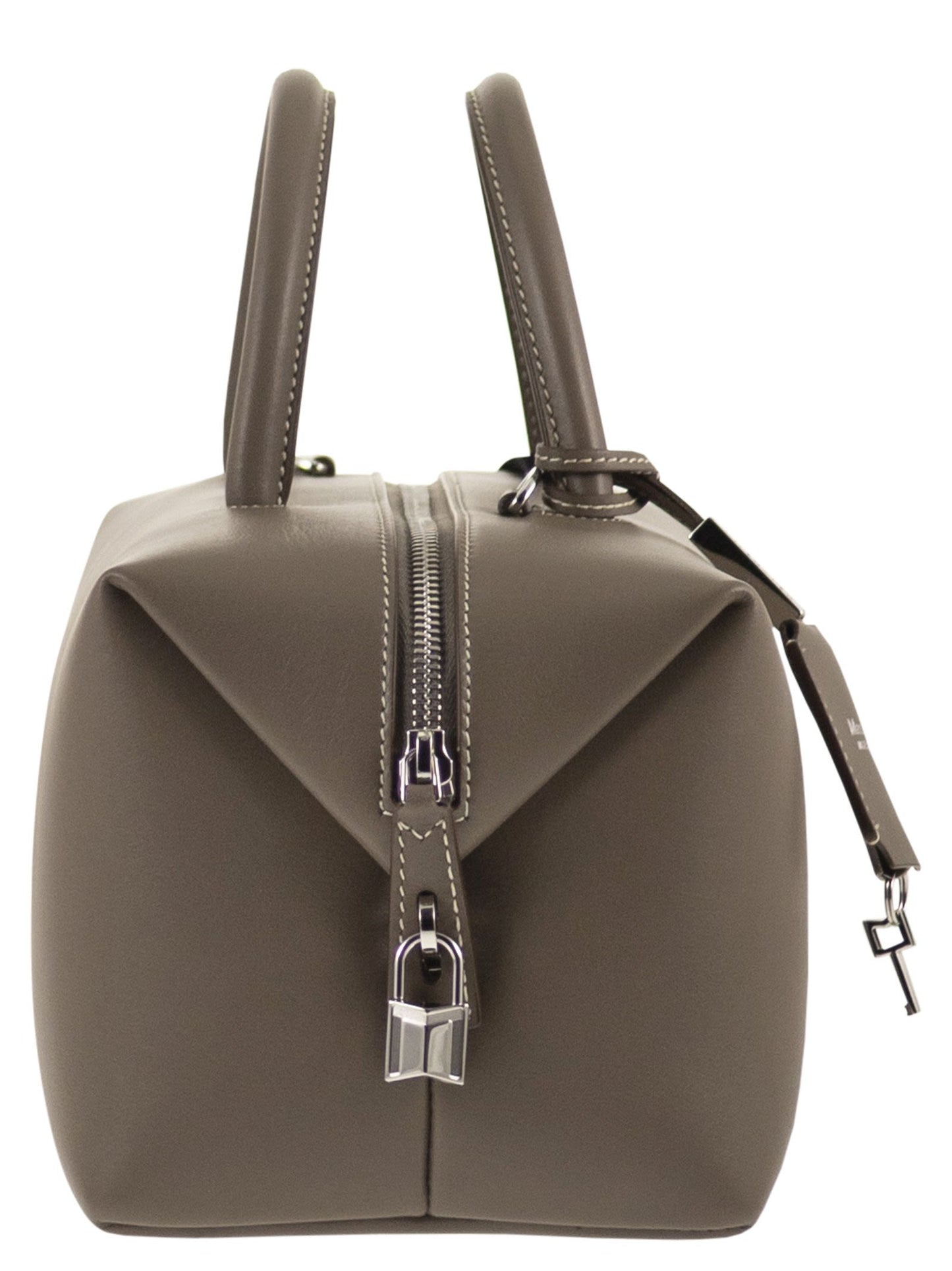 Maxmara Women Holdallm - Medium Satchel In Natural Leather MAX MARA