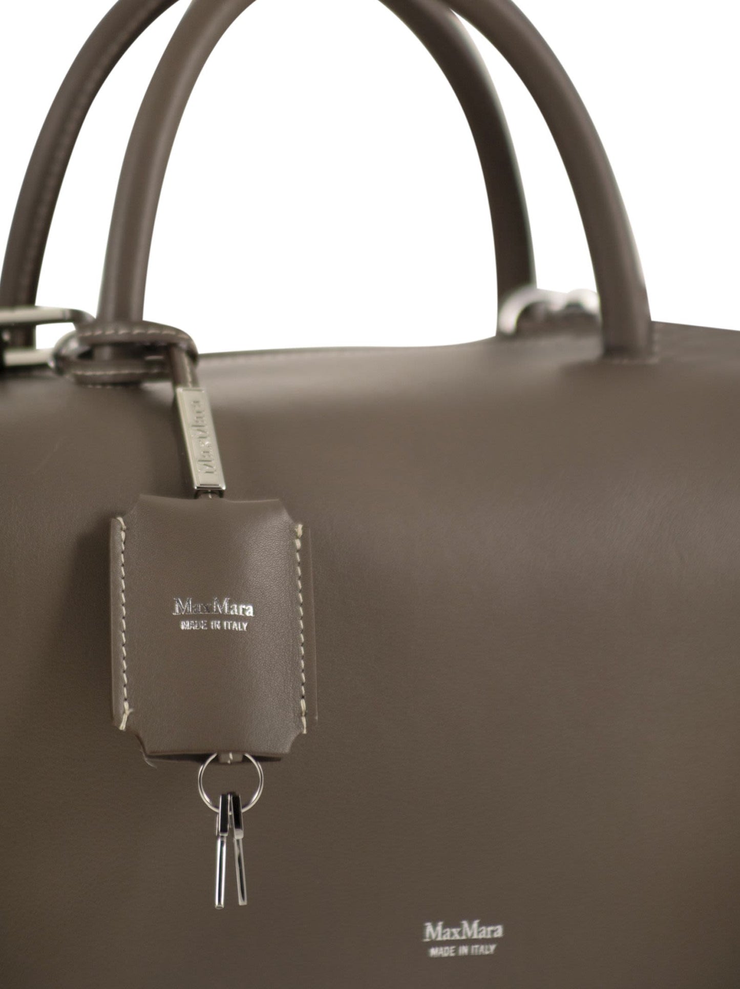 Maxmara Women Holdallm - Medium Satchel In Natural Leather MAX MARA
