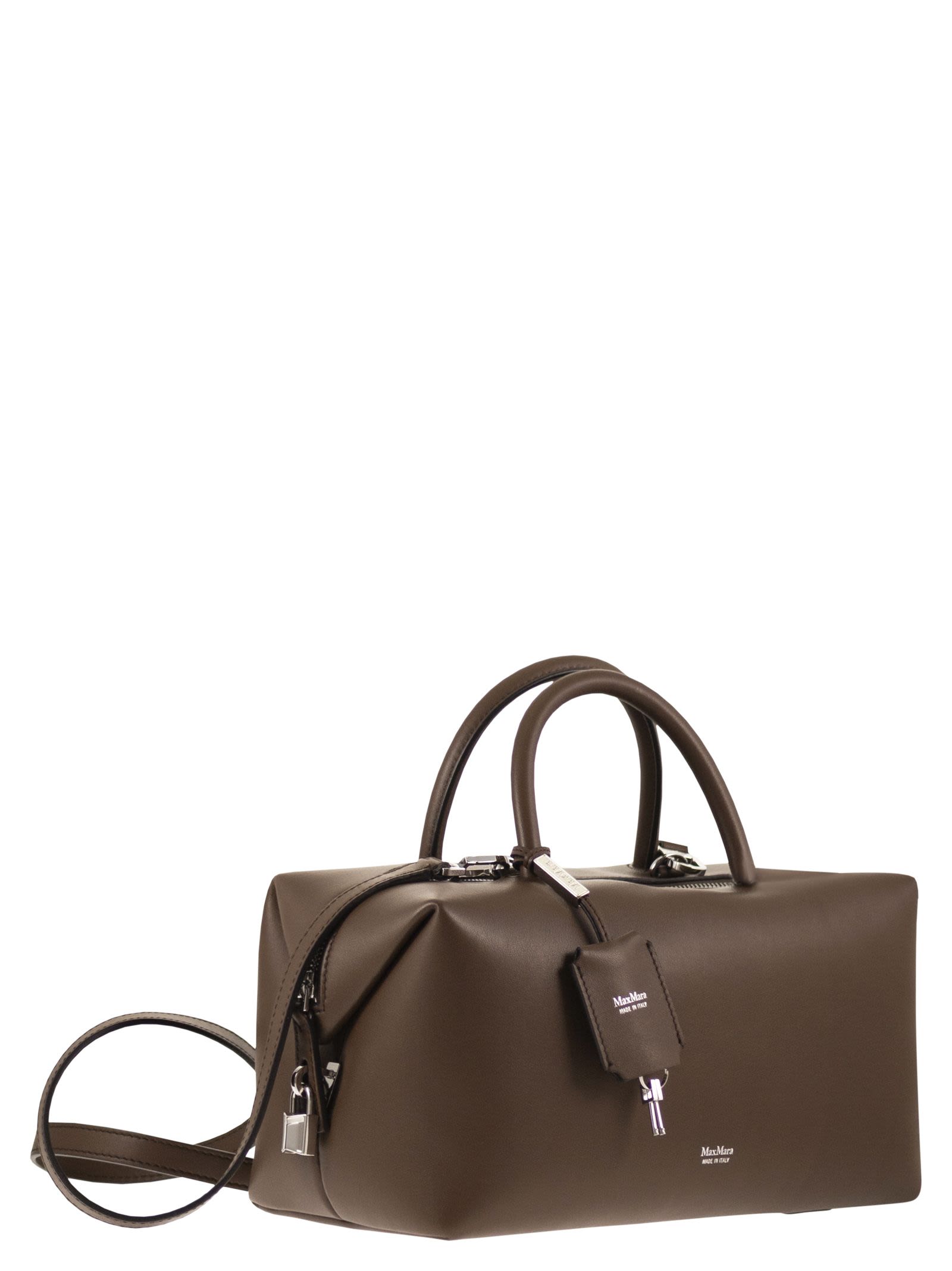 Maxmara Women Holdallm - Medium Satchel In Natural Leather MAX MARA