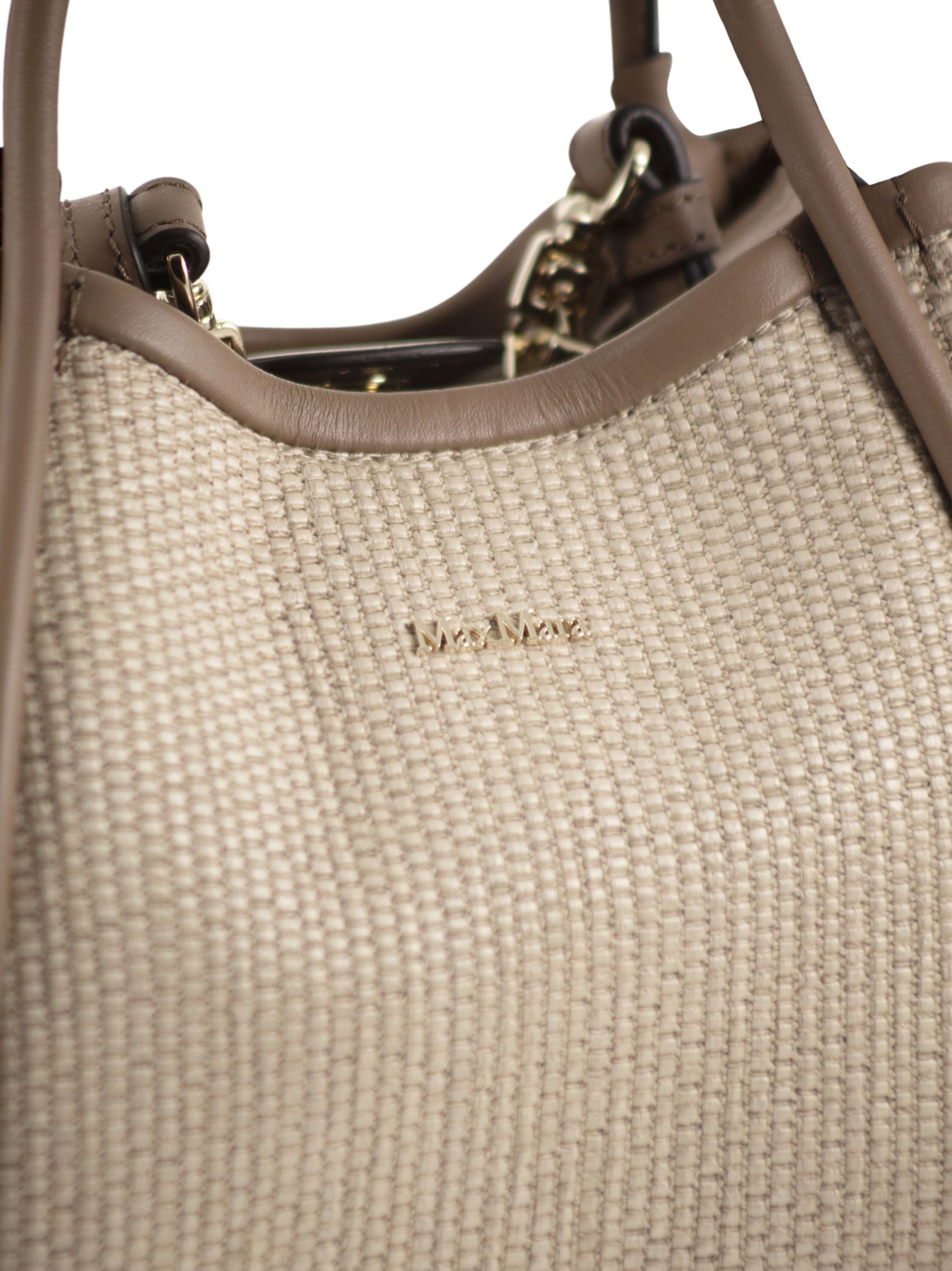 Max Mara Women Mxasummarinexs - Extra Small Marine Bag In Raffia-Effect Mat MAX MARA