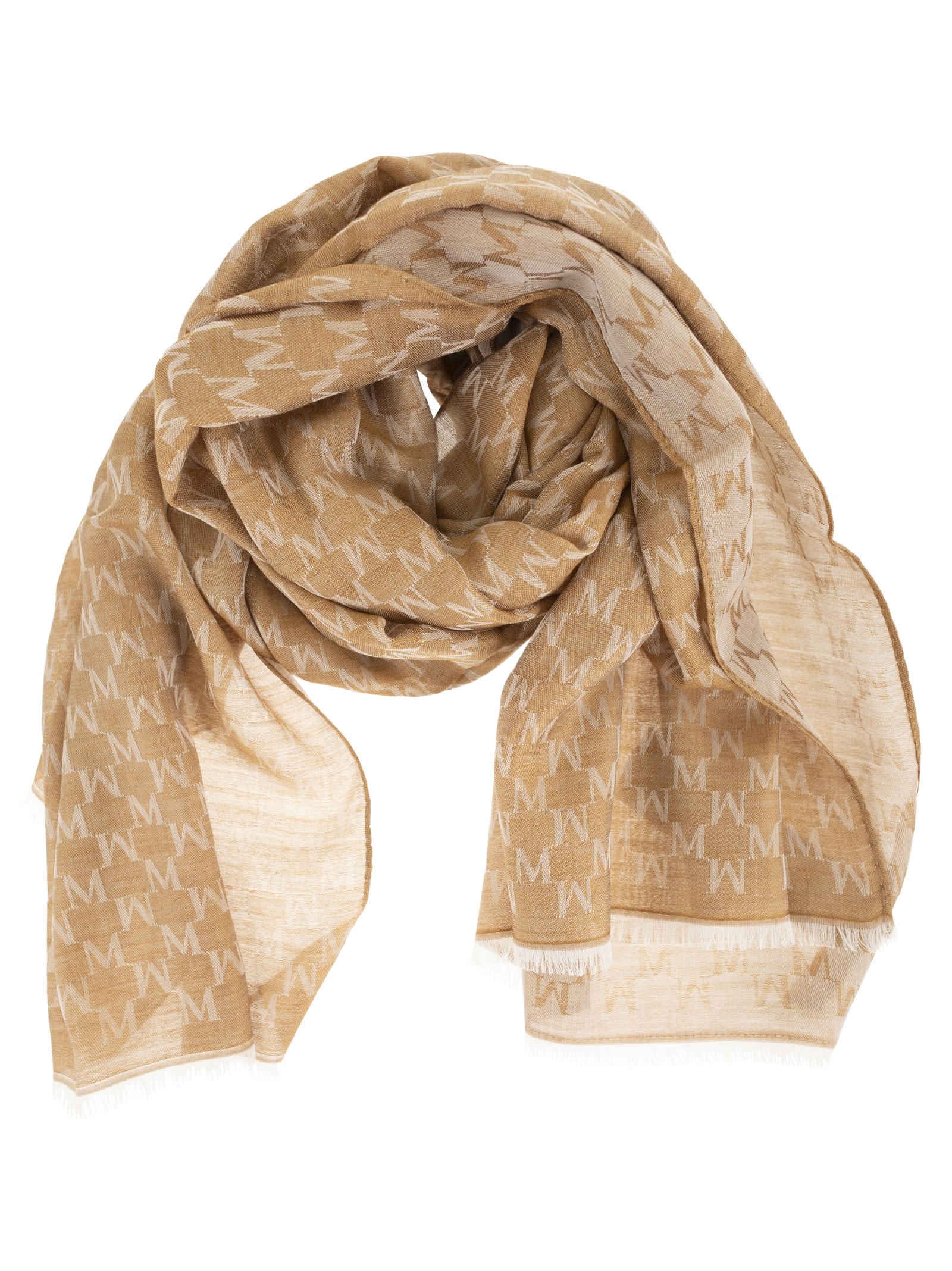 Max Mara Women Mxapaniere - Jacquard Wool, Cotton And Silk Stole MAX MARA
