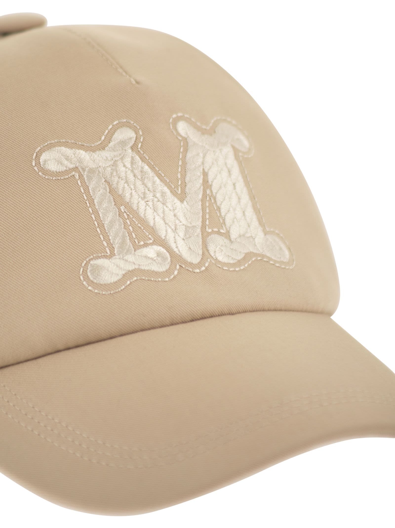 Maxmara Women Mxaribaldo - Water-Repellent Gabardine Baseball Cap MAX MARA
